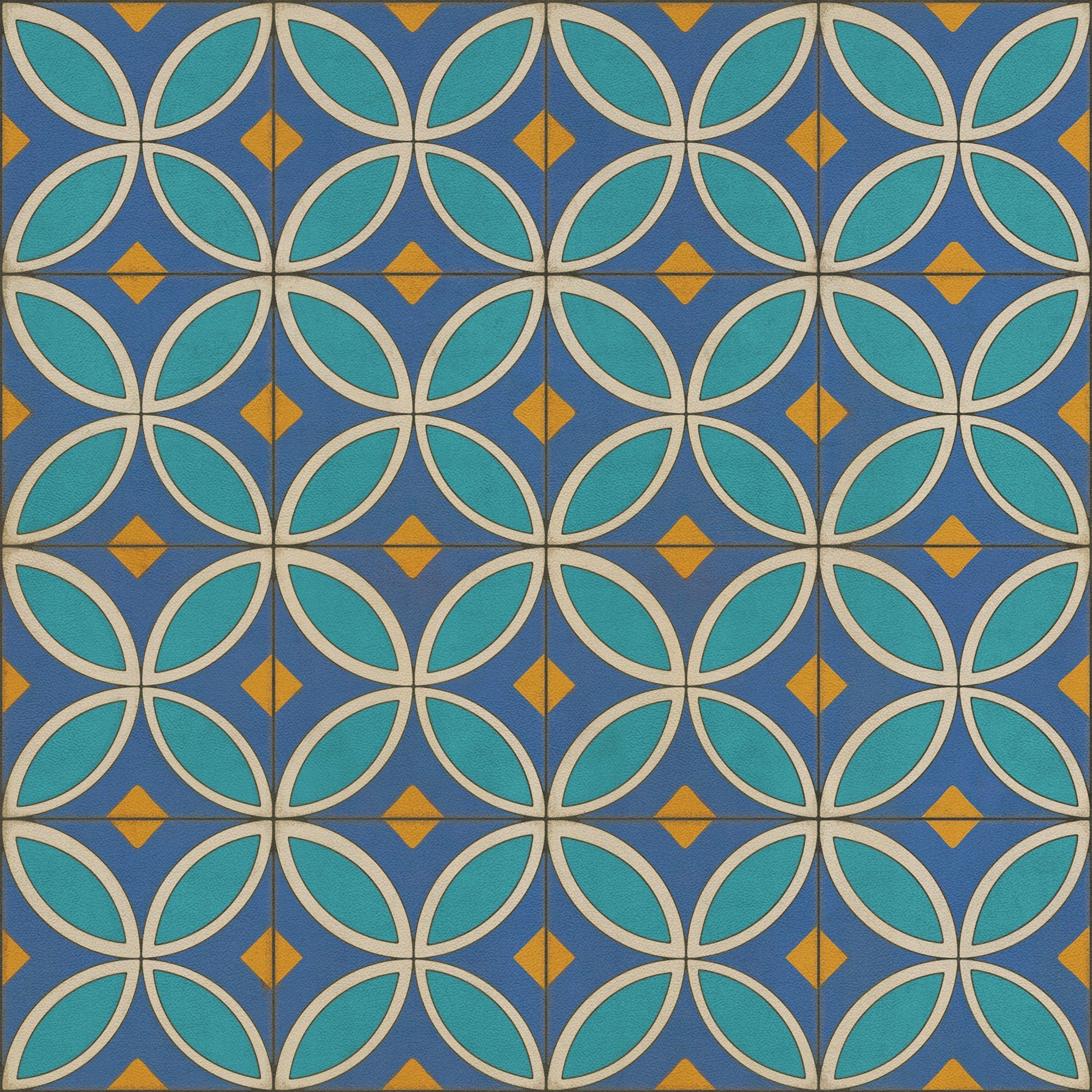 Pattern 70 Sunday Morning Hues Vinyl Floor Cloth