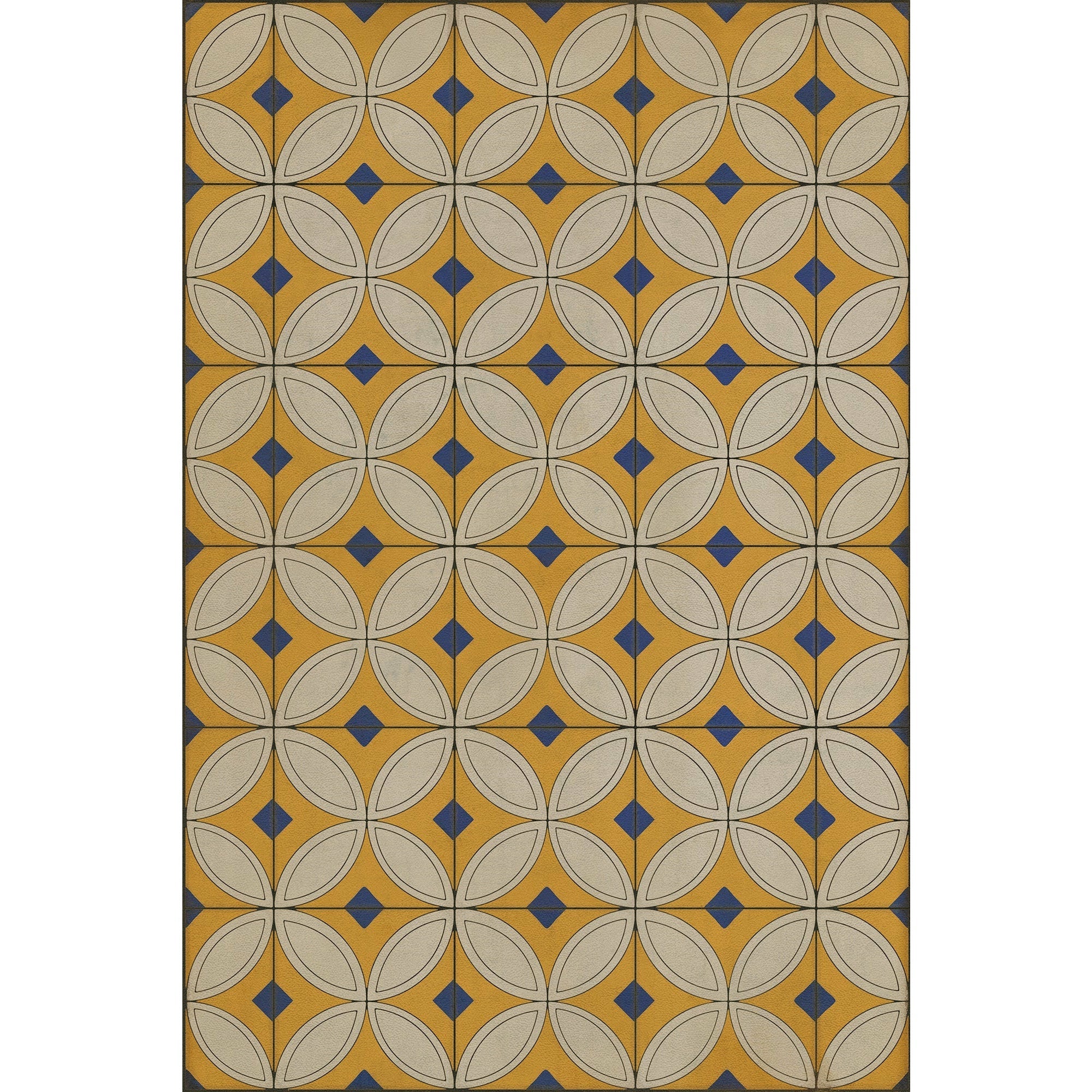 Pattern 70 While The Light Shines On Vinyl Floor Cloth