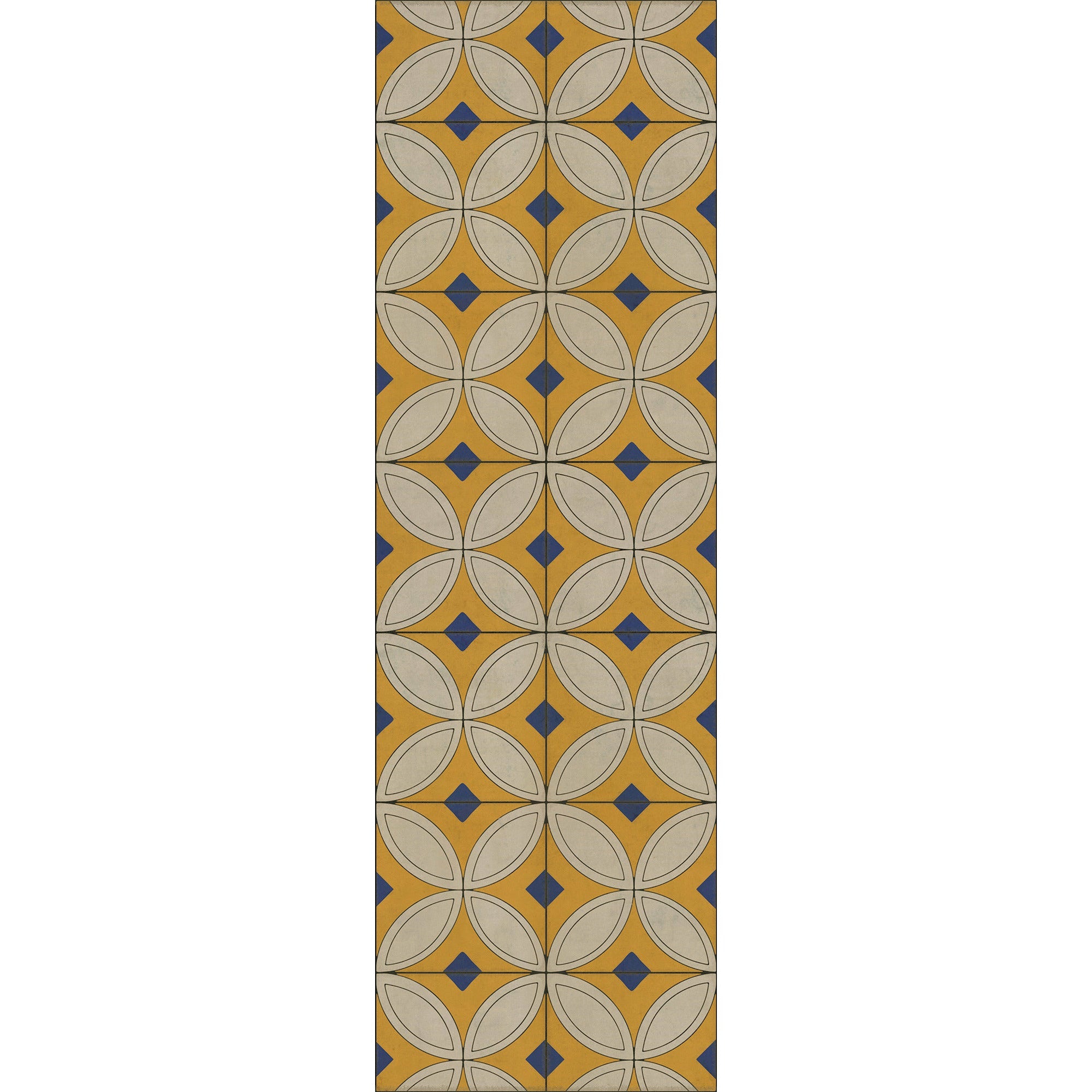 Pattern 70 While The Light Shines On Vinyl Floor Cloth