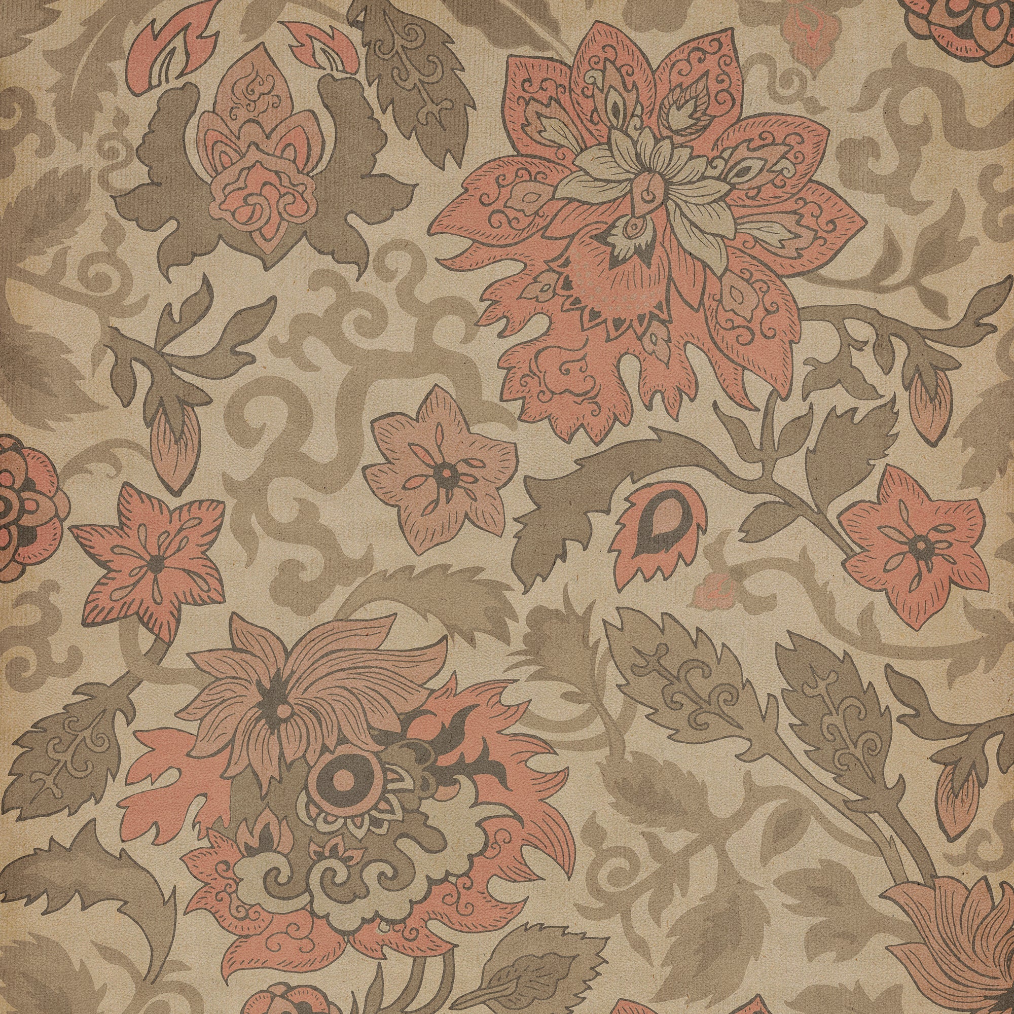 Pattern 71 Kyoto Vinyl Floor Cloth