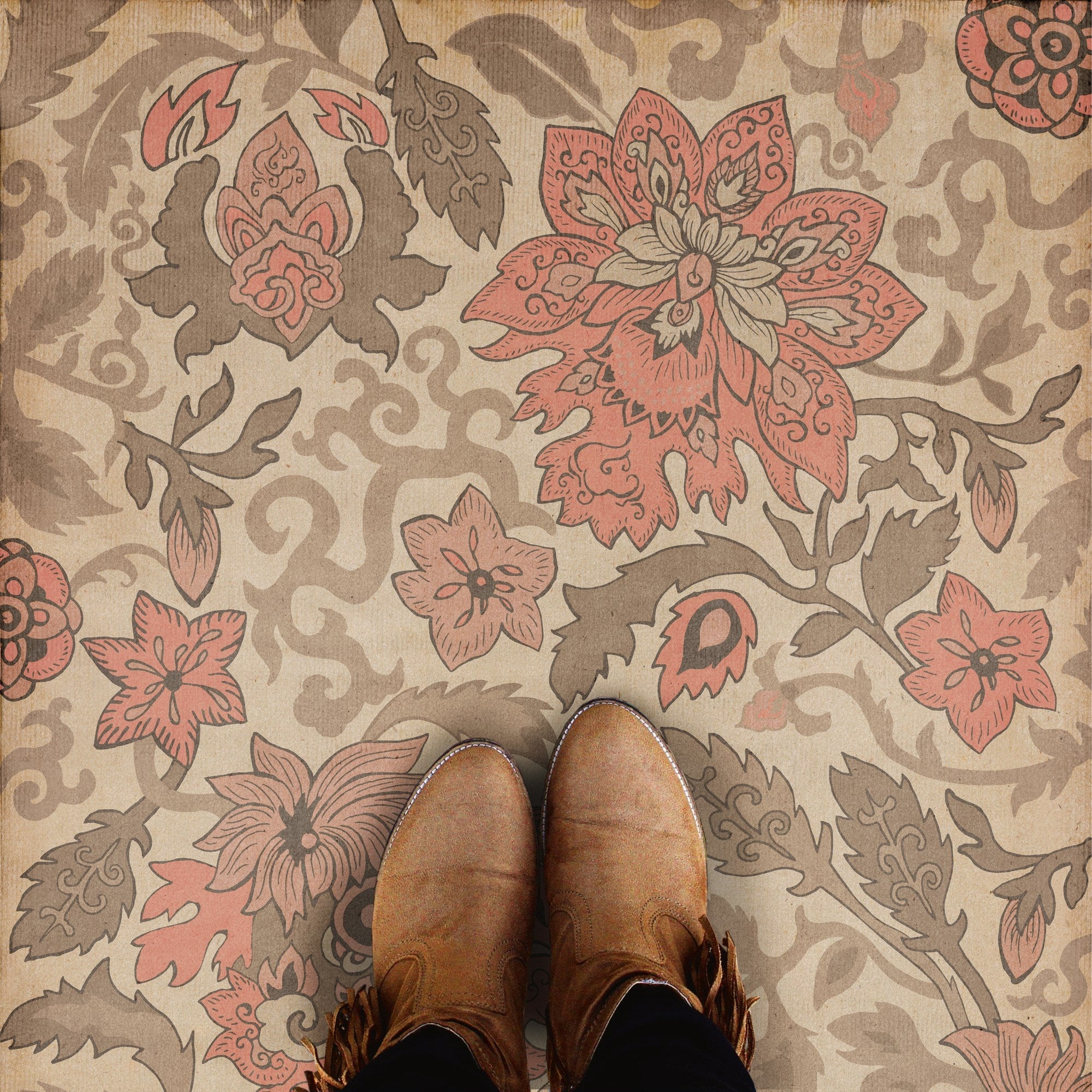 Pattern 71 Kyoto Vinyl Floor Cloth