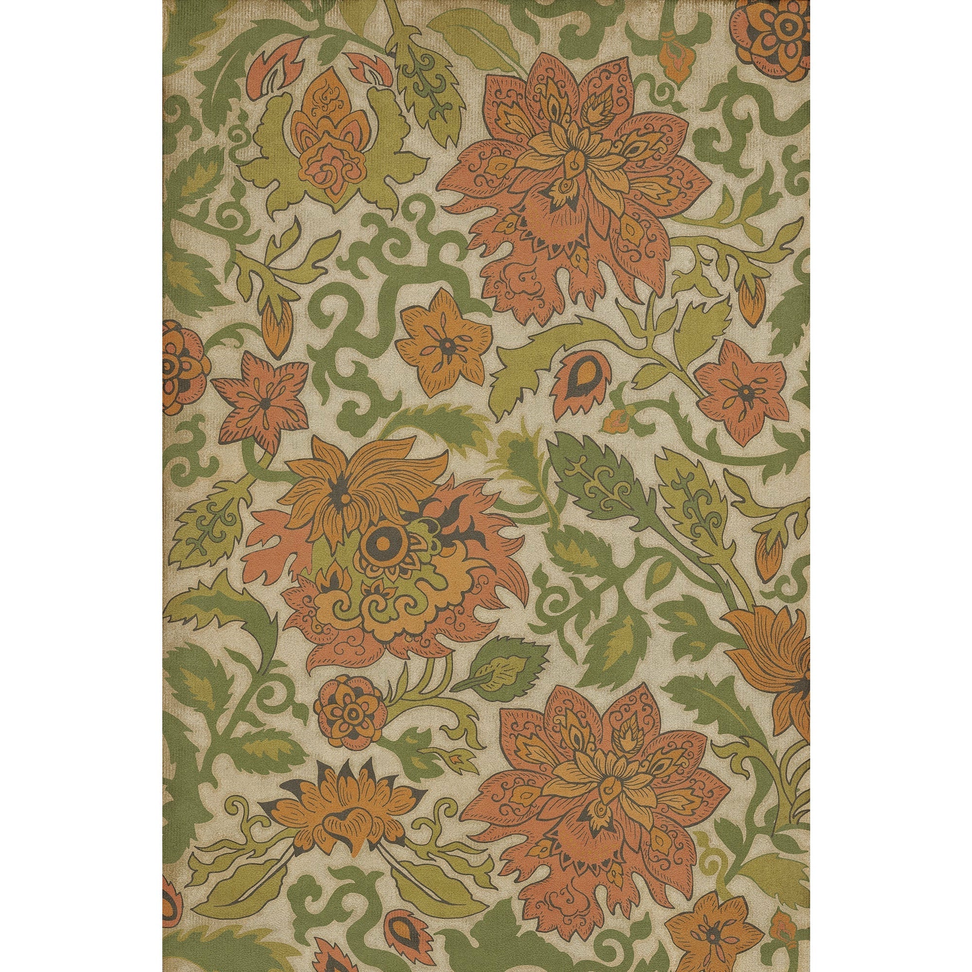 Pattern 71 Land Of The Rising Sun Vinyl Floor Cloth