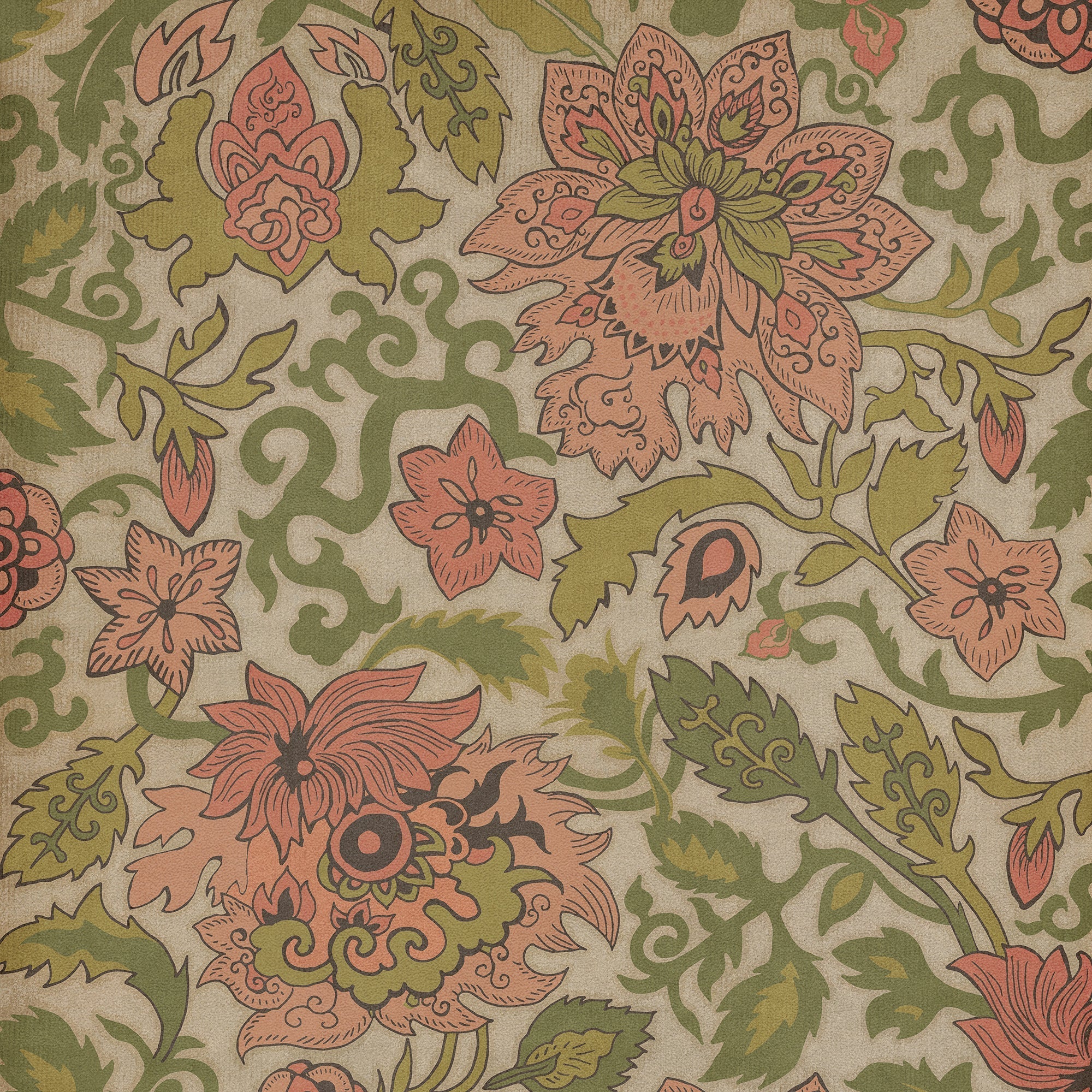 Pattern 71 Noto Peninsula Vinyl Floor Cloth