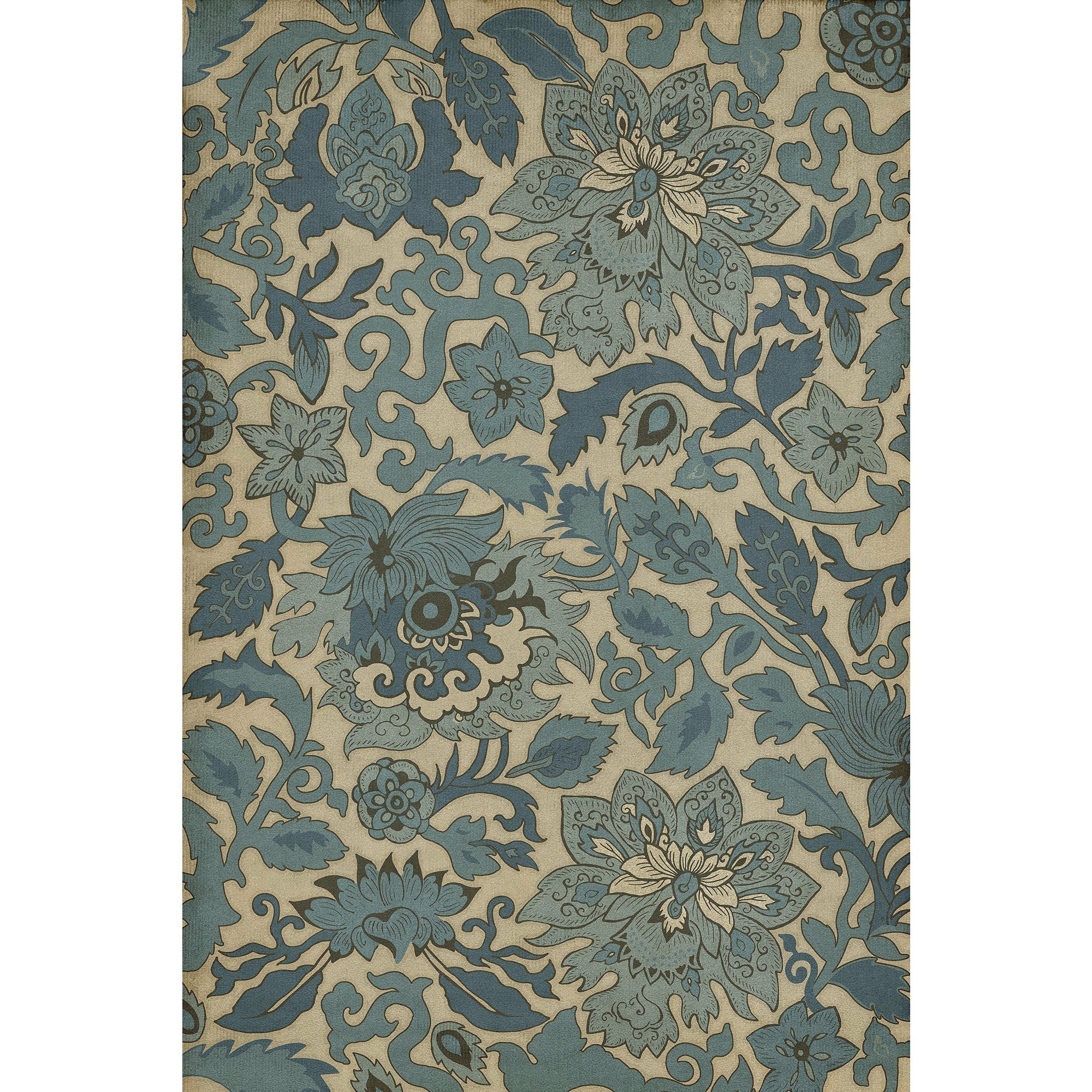 Pattern 71 Sea Of Okhotsk Vinyl Floor Cloth