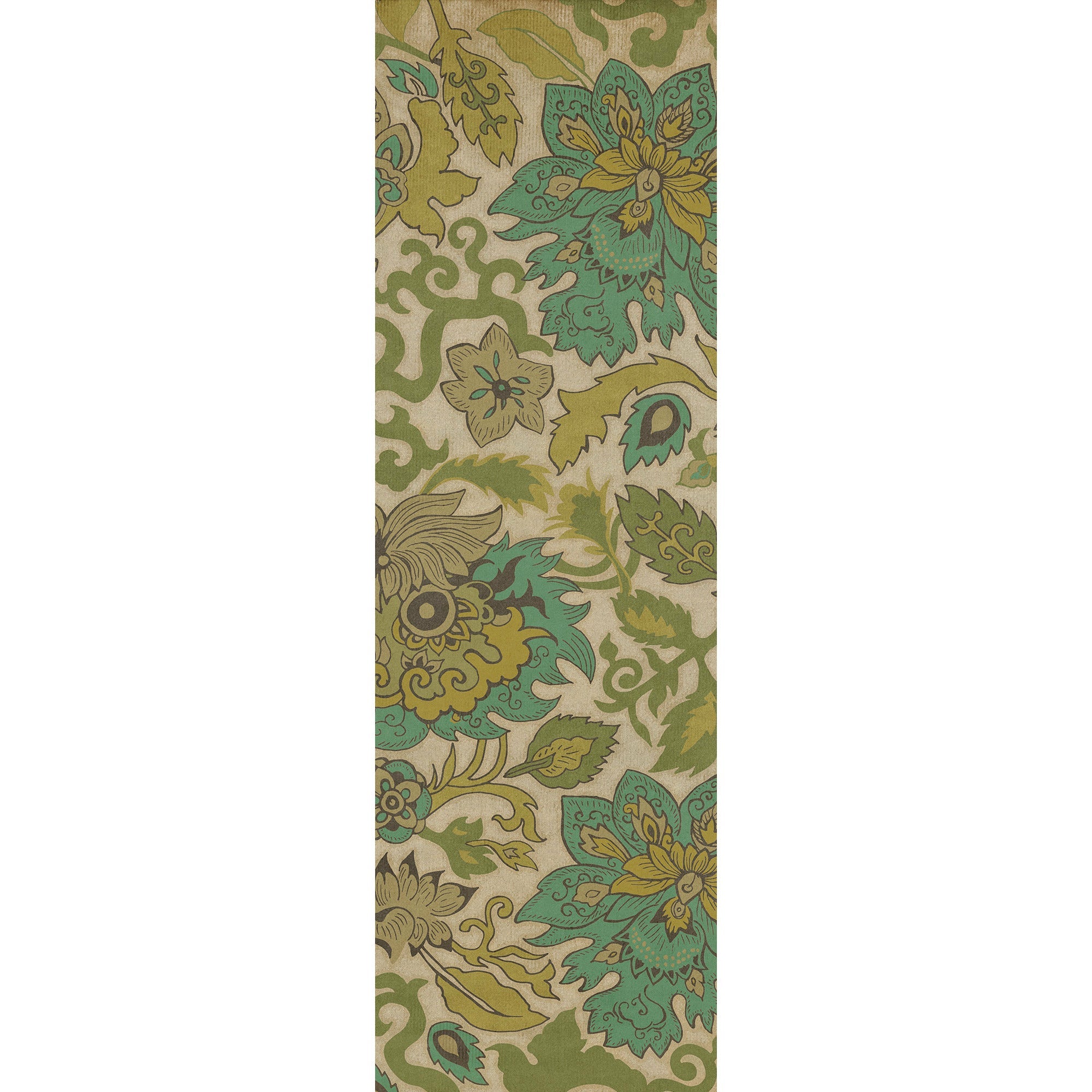 Pattern 71 Tea Ceremony Vinyl Floor Cloth