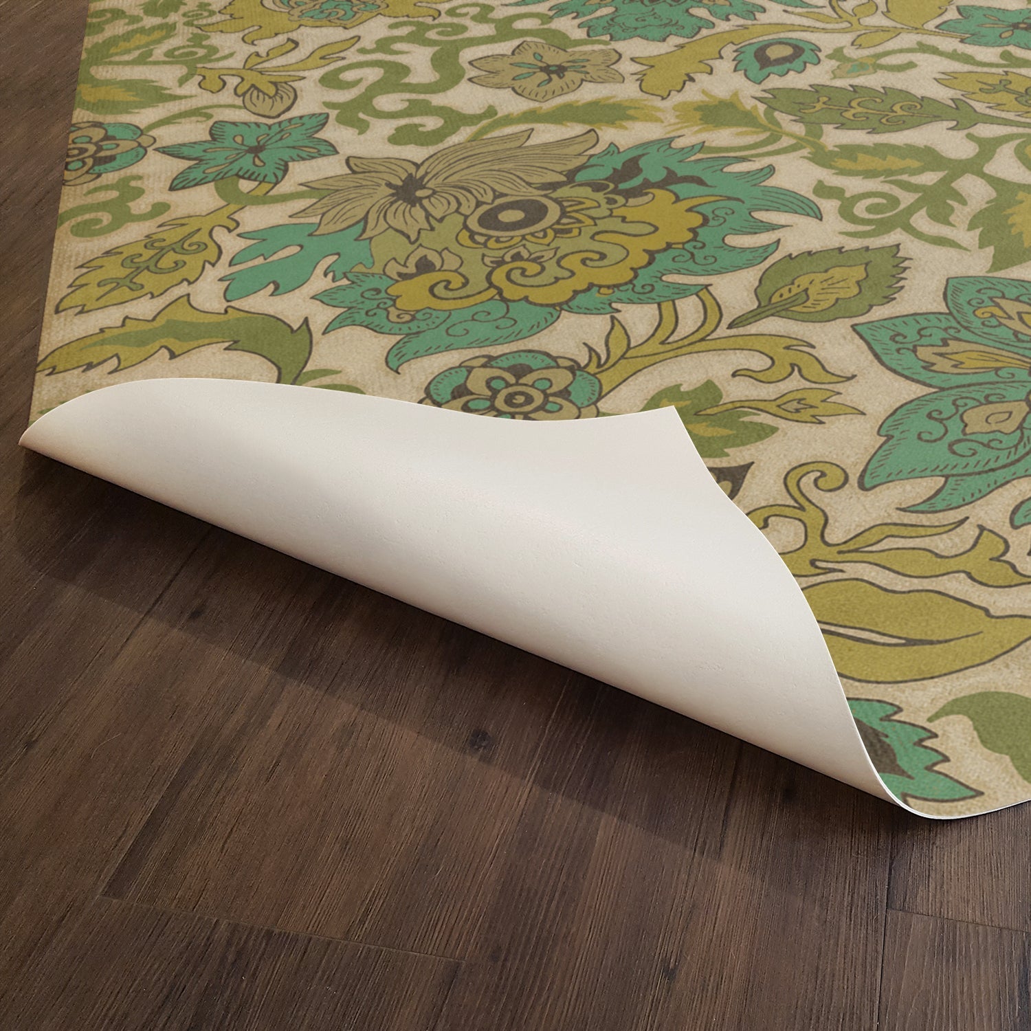 Pattern 71 Tea Ceremony Vinyl Floor Cloth