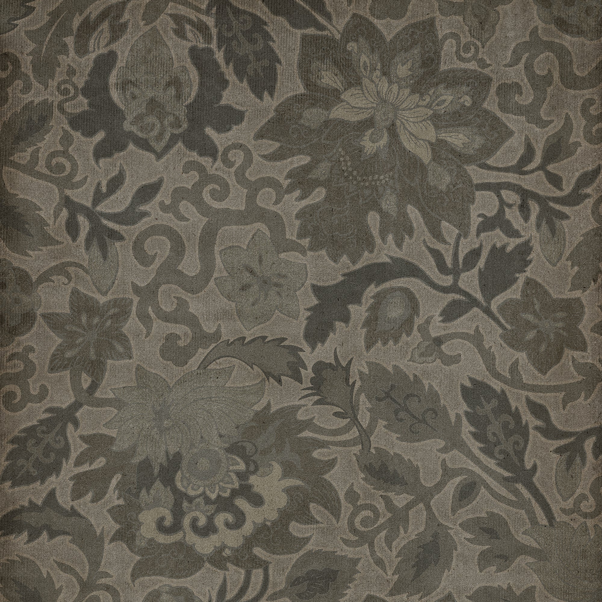 Pattern 71 The Japanese Alps Vinyl Floor Cloth