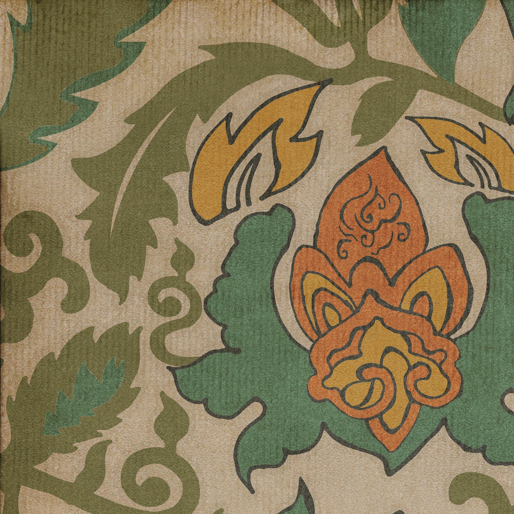 Pattern 71 Tokyo Vinyl Floor Cloth