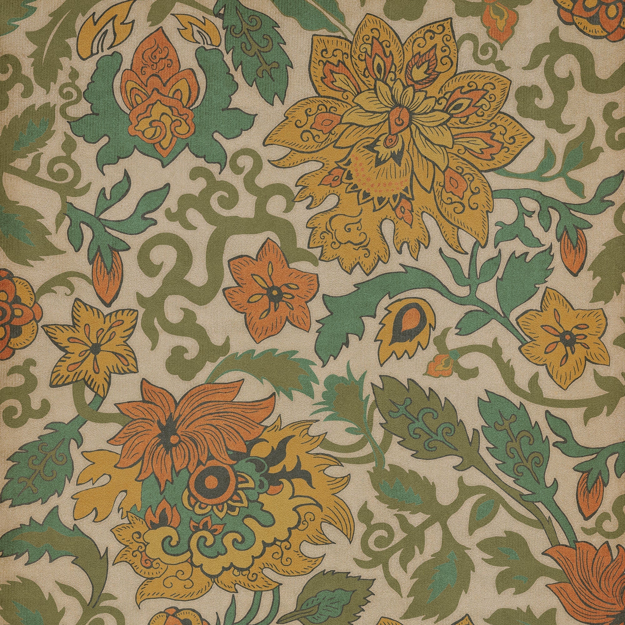 Pattern 71 Tokyo Vinyl Floor Cloth