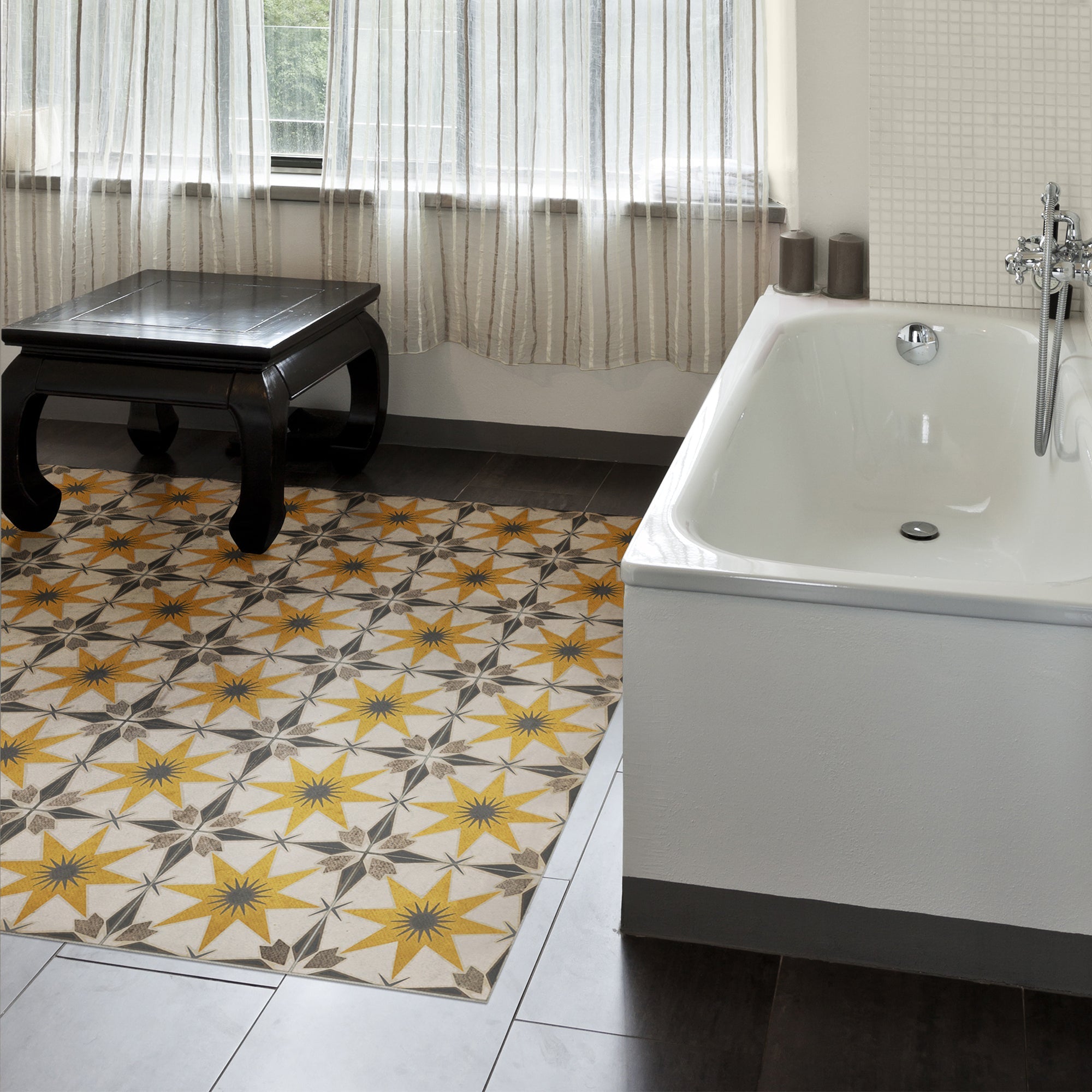 Pattern 72 Raconteur Vinyl Floor Cloth