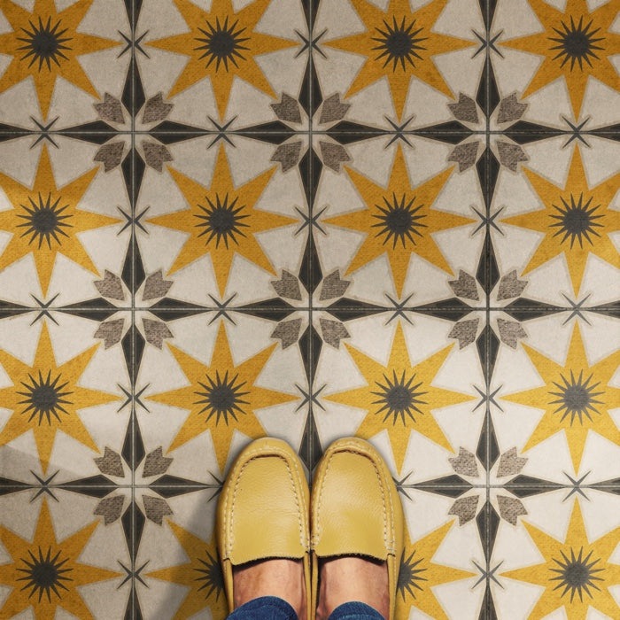 Pattern 72 Raconteur Vinyl Floor Cloth