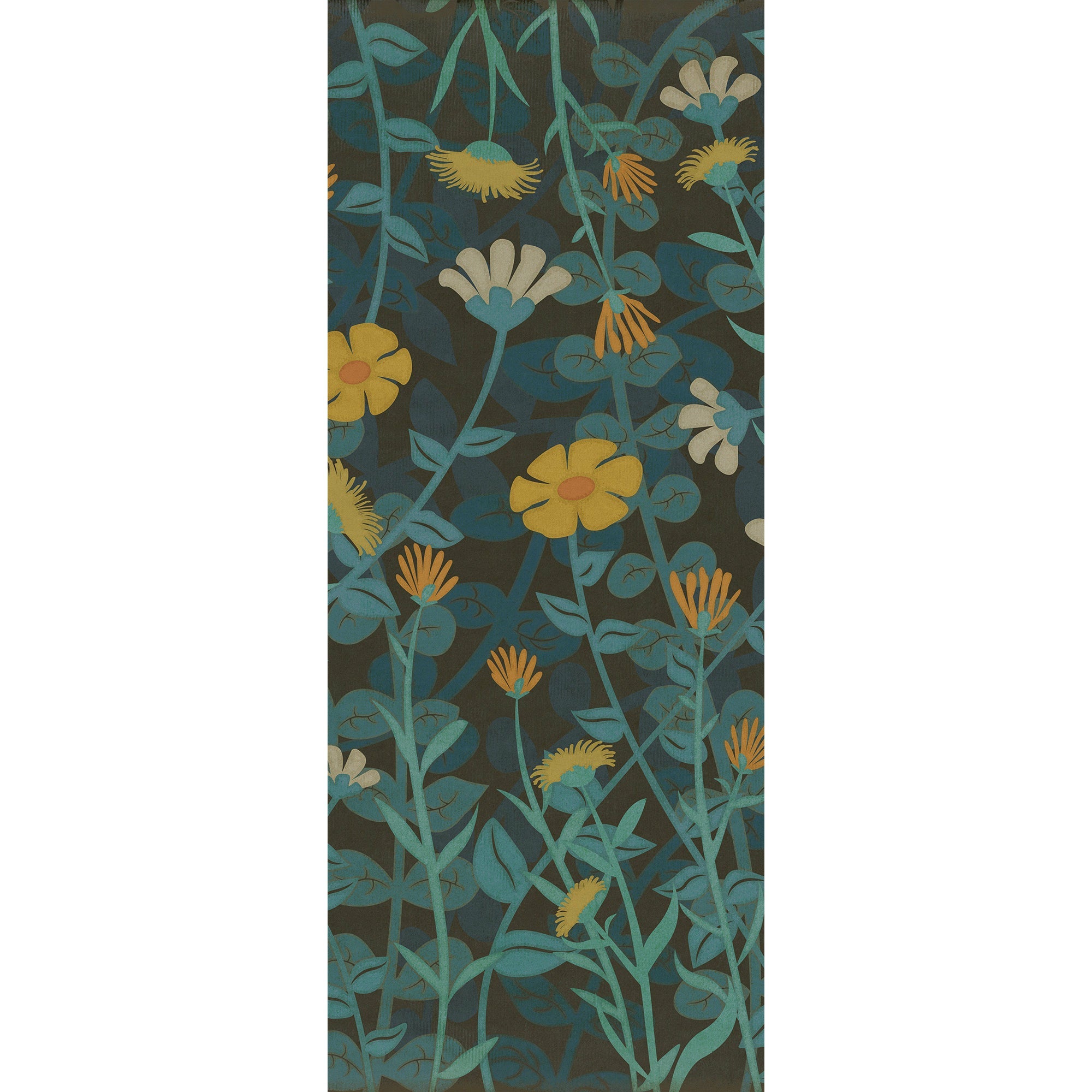 Pattern 73 Knee Deep In Flowers Vinyl Floor Cloth