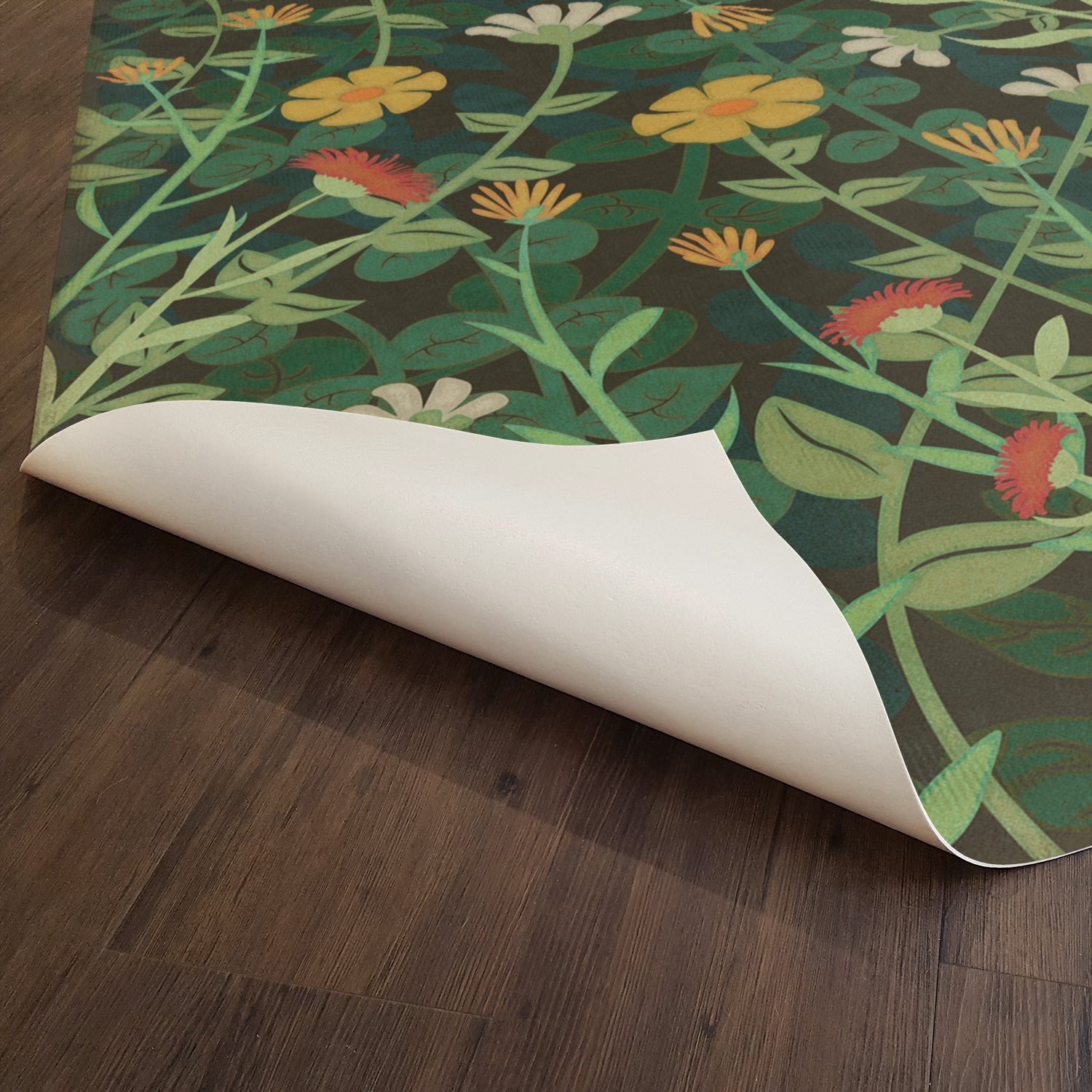 Pattern 73 Land Of The Fae Vinyl Floor Cloth