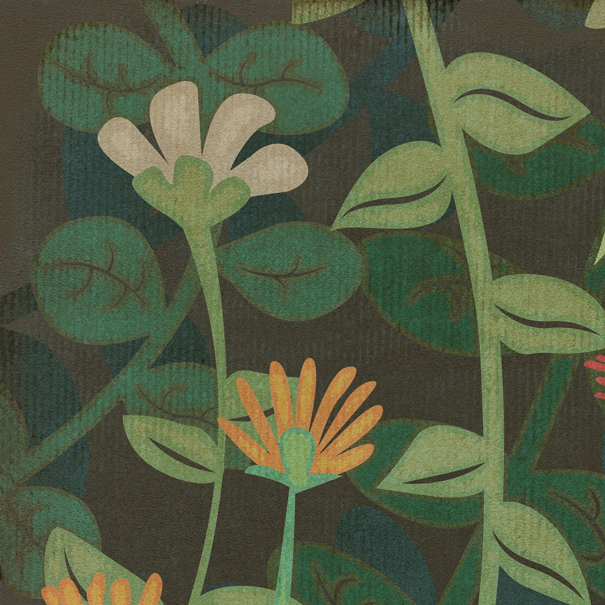 Pattern 73 Land Of The Fae Vinyl Floor Cloth