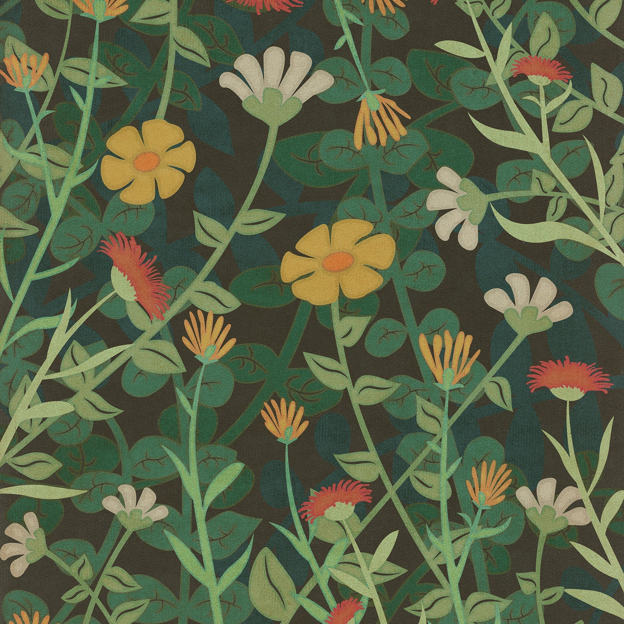 Pattern 73 Land Of The Fae Vinyl Floor Cloth