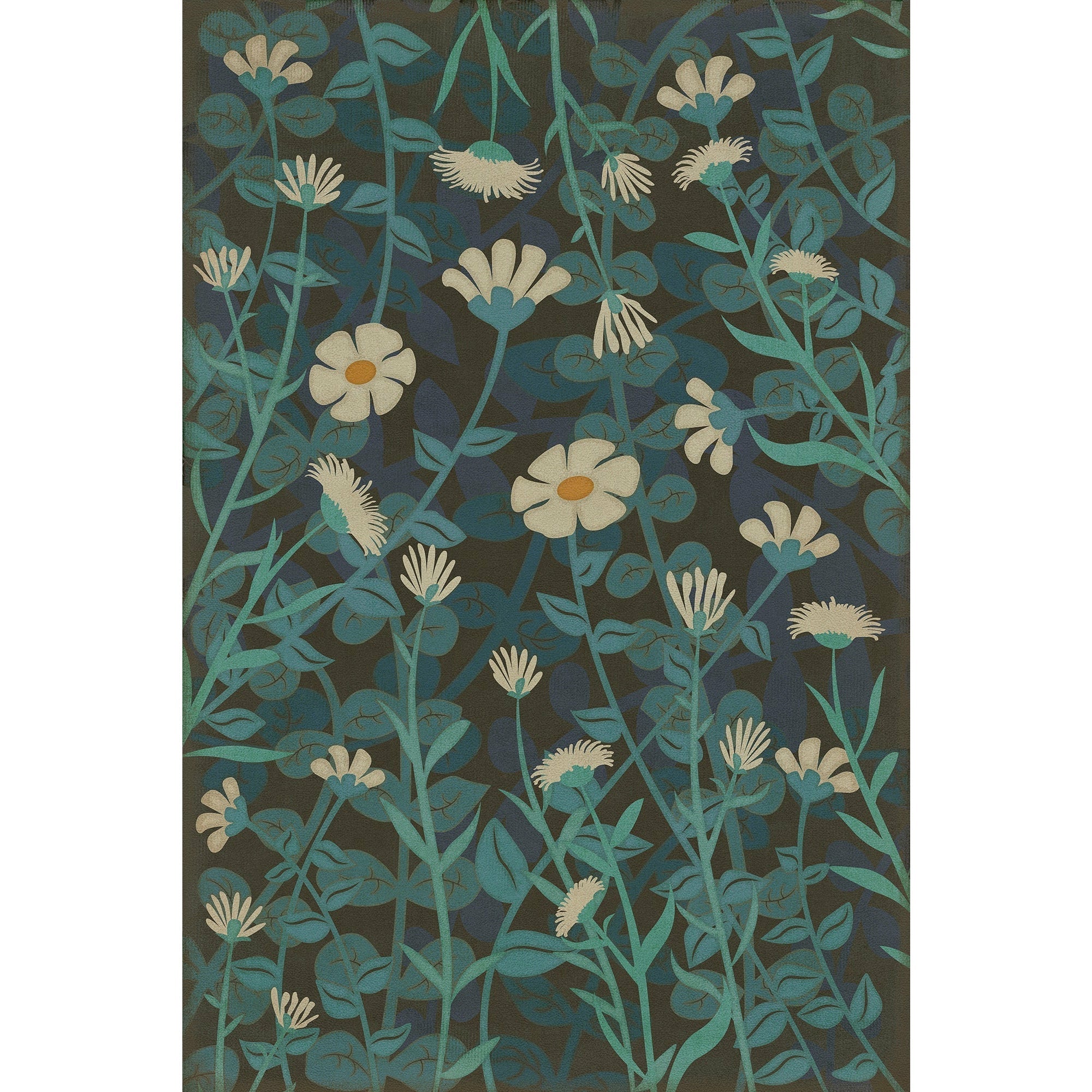 Pattern 73 The Faerie Garden Vinyl Floor Cloth