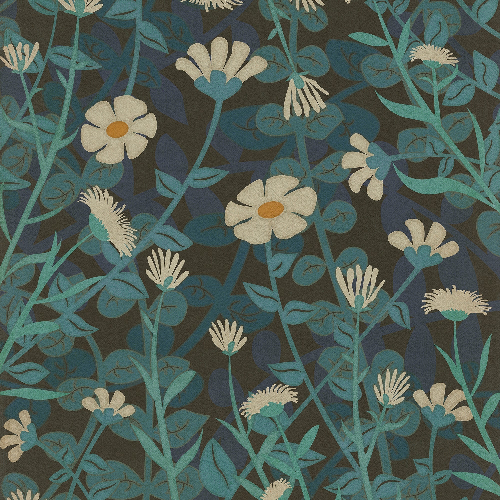 Pattern 73 The Faerie Garden Vinyl Floor Cloth