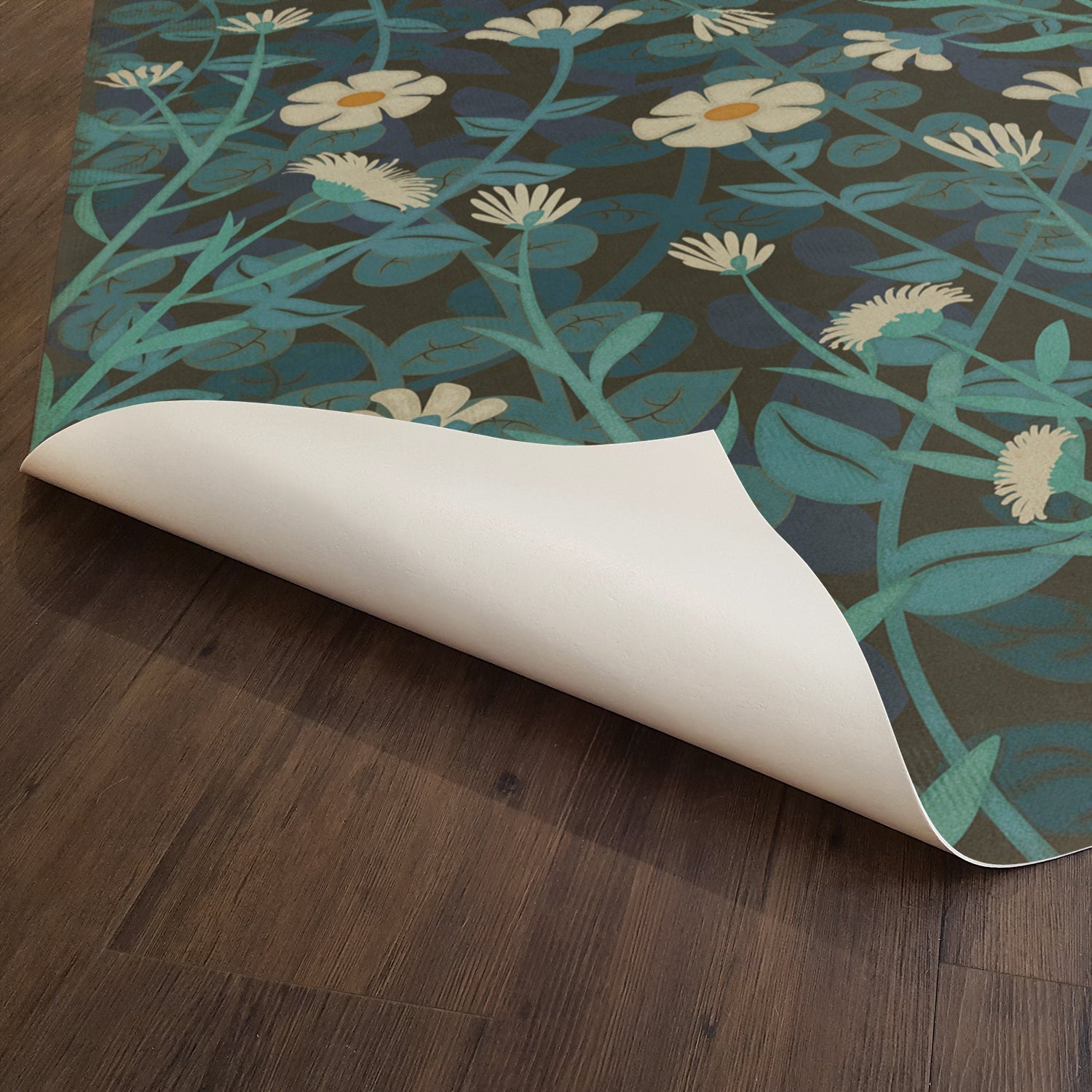 Pattern 73 The Faerie Garden Vinyl Floor Cloth