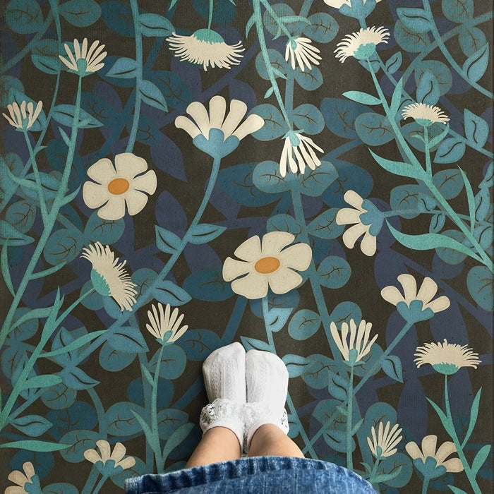 Pattern 73 The Faerie Garden Vinyl Floor Cloth