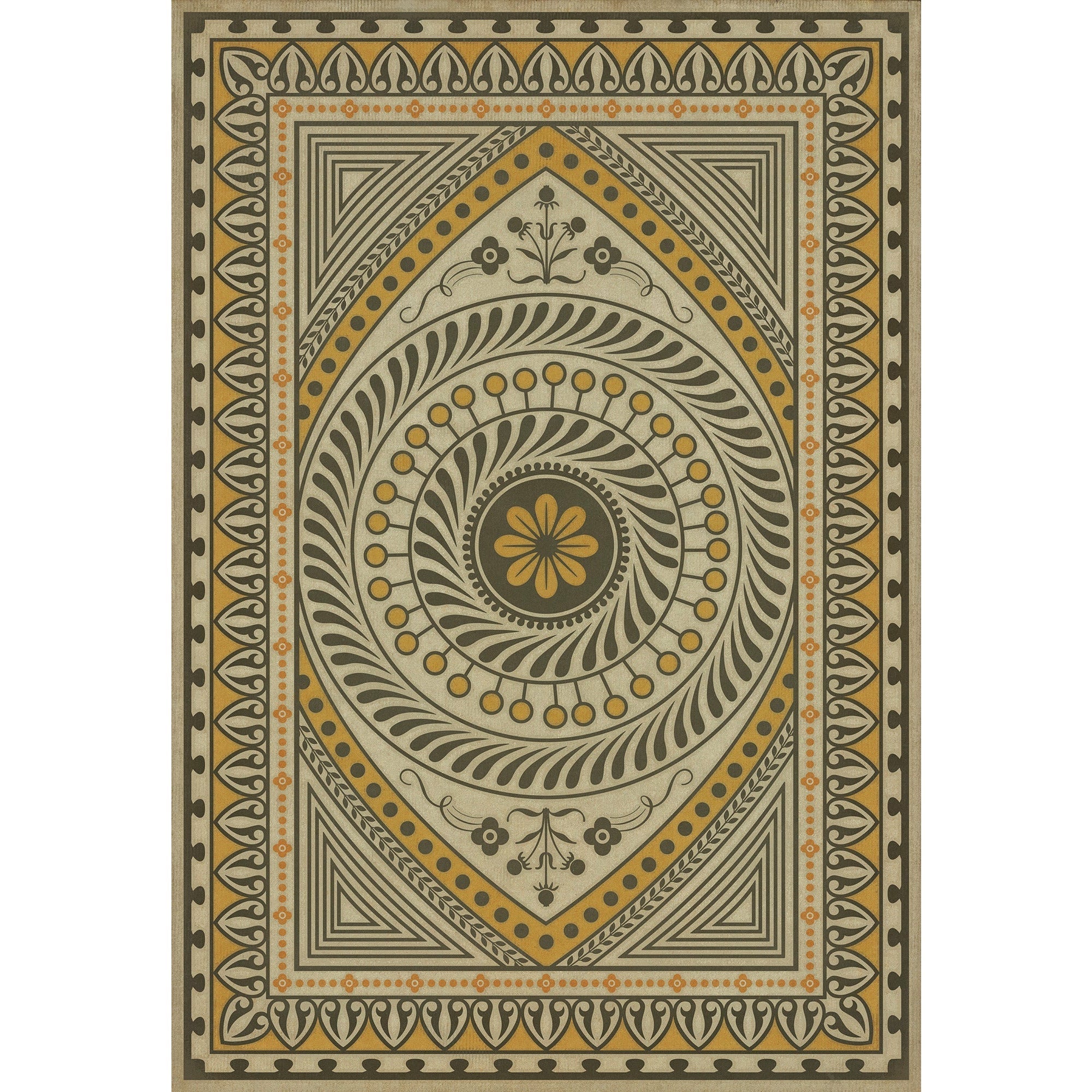 Pattern 75 Choose What Is Divine Vinyl Floor Cloth