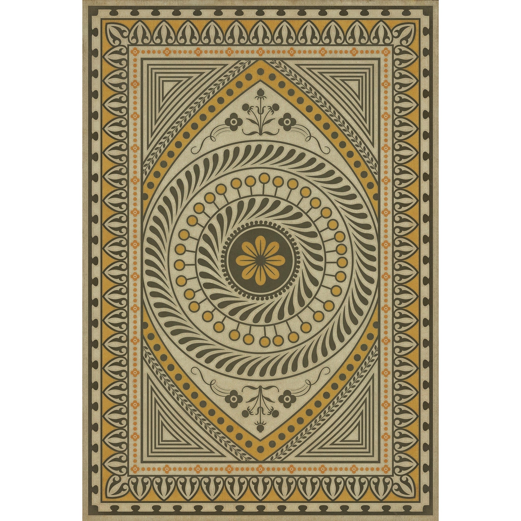 Pattern 75 Choose What Is Divine Vinyl Floor Cloth