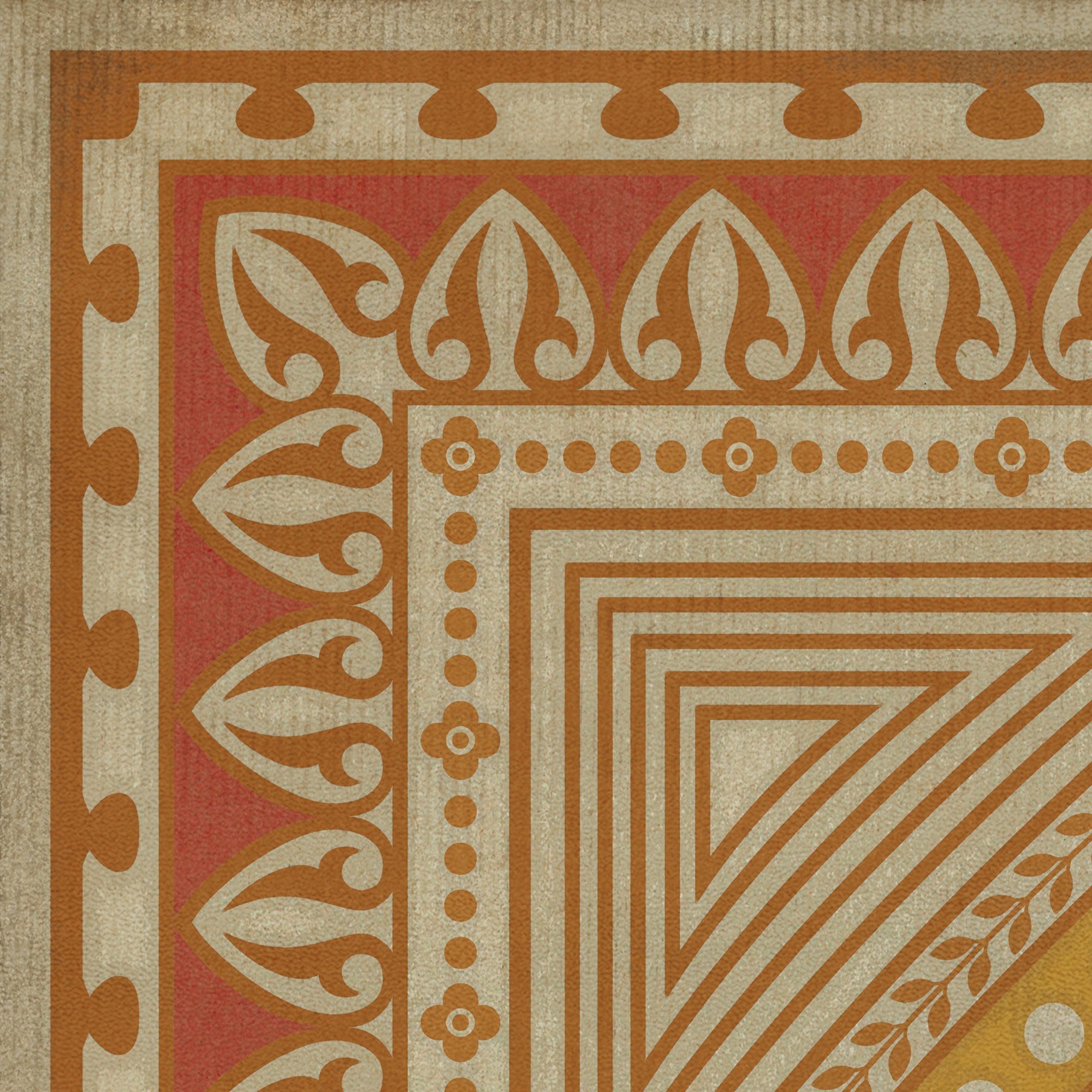 Pattern 75 Foresee The Future Vinyl Floor Cloth