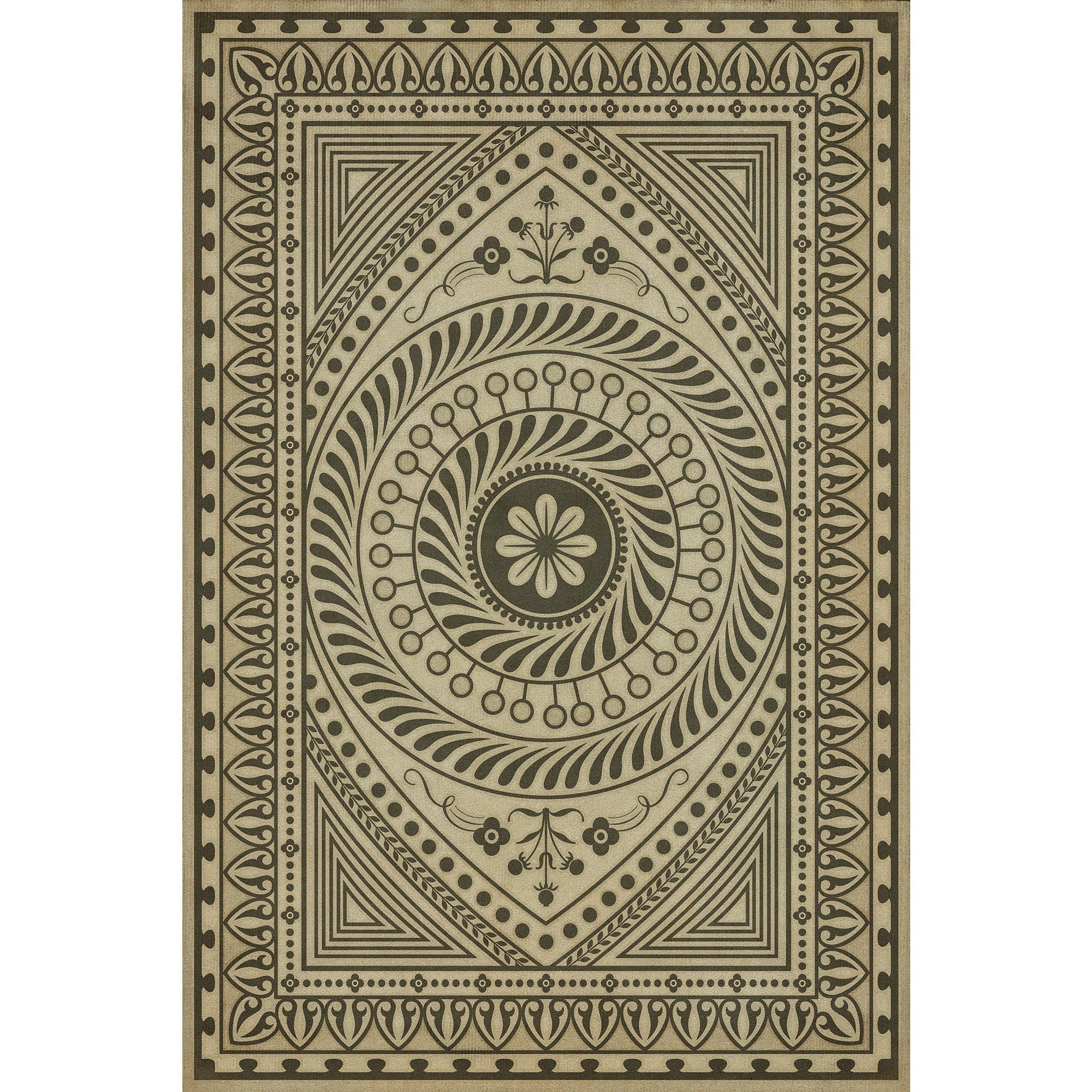 Pattern 75 Know Thyself Vinyl Floor Cloth