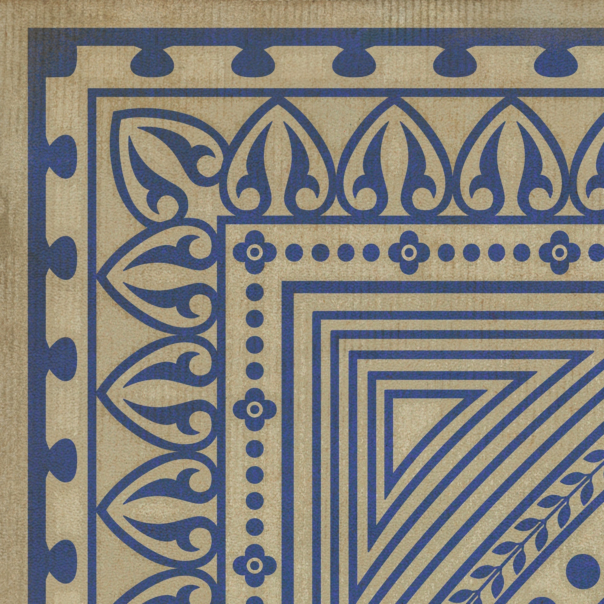 Pattern 75 Live Without Sorrow Vinyl Floor Cloth