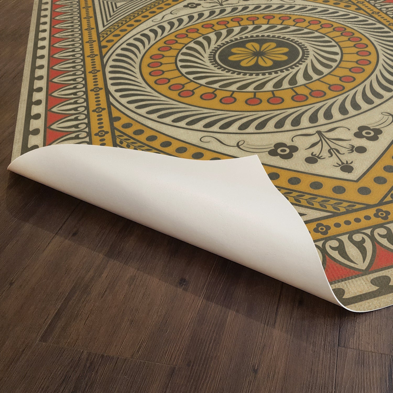 Pattern 75 The Oracle Of Delphi Vinyl Floor Cloth