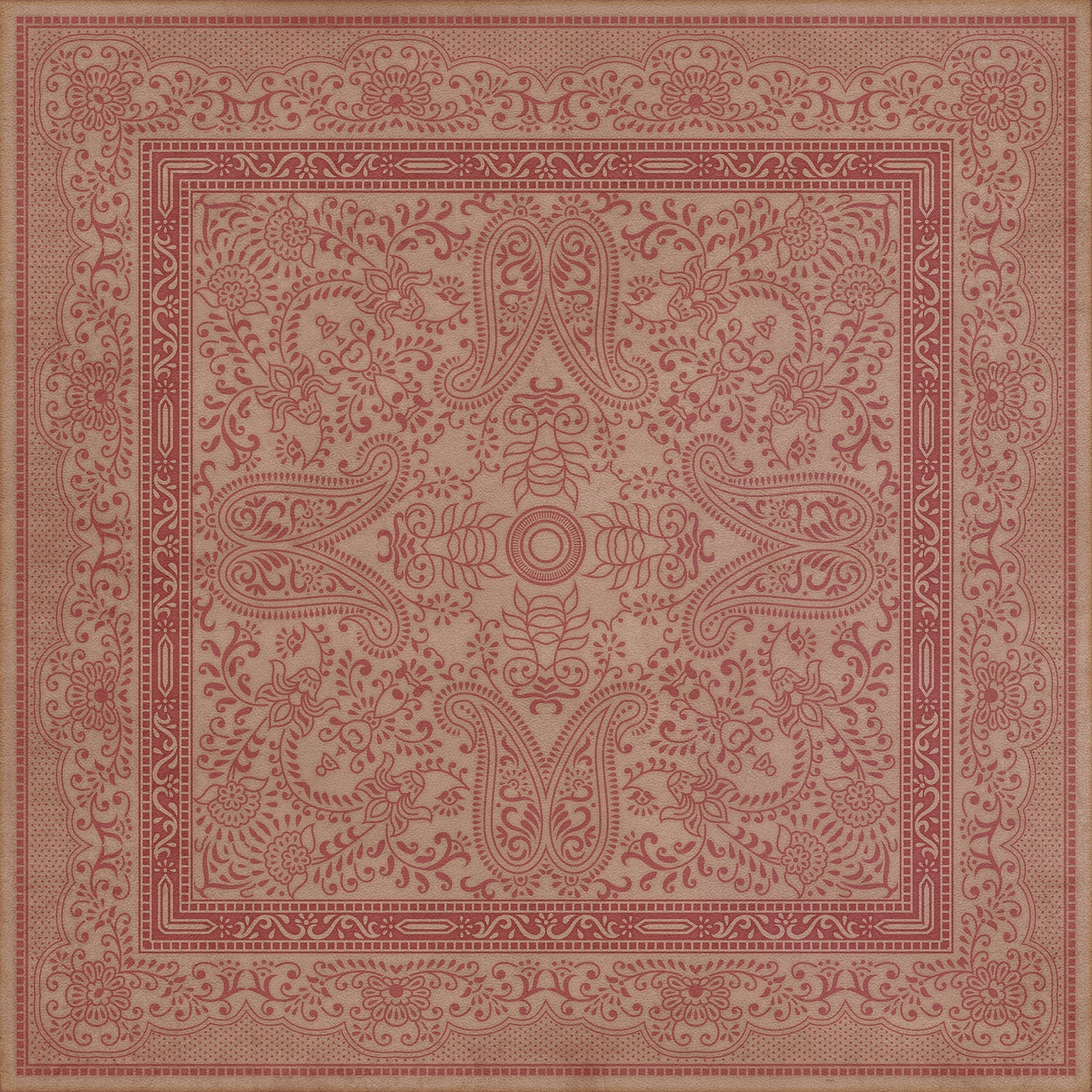 Pattern 76 A World Of My Own Vinyl Floor Cloth