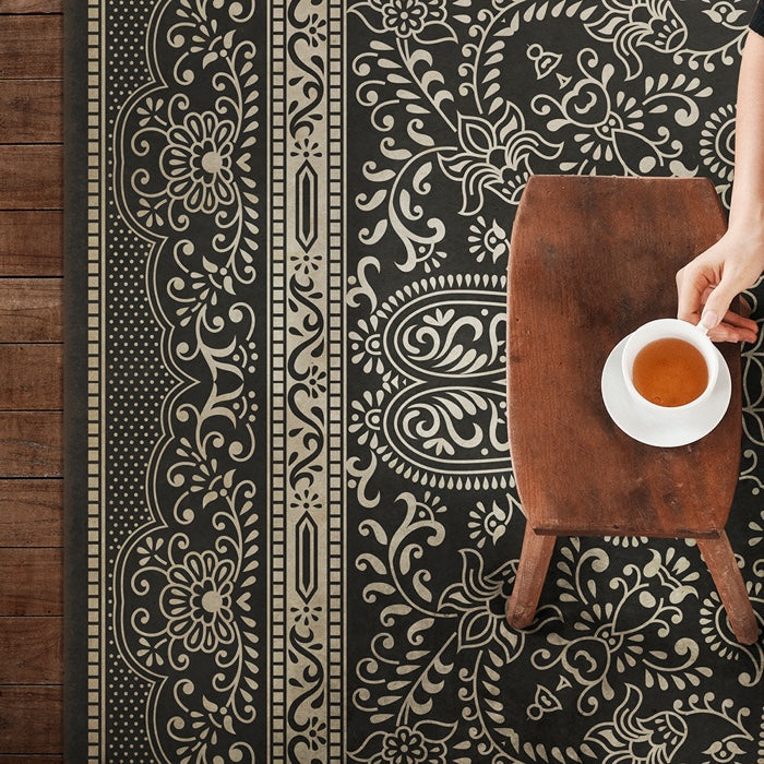 Pattern 76 Begin At The Beginning Vinyl Floor Cloth