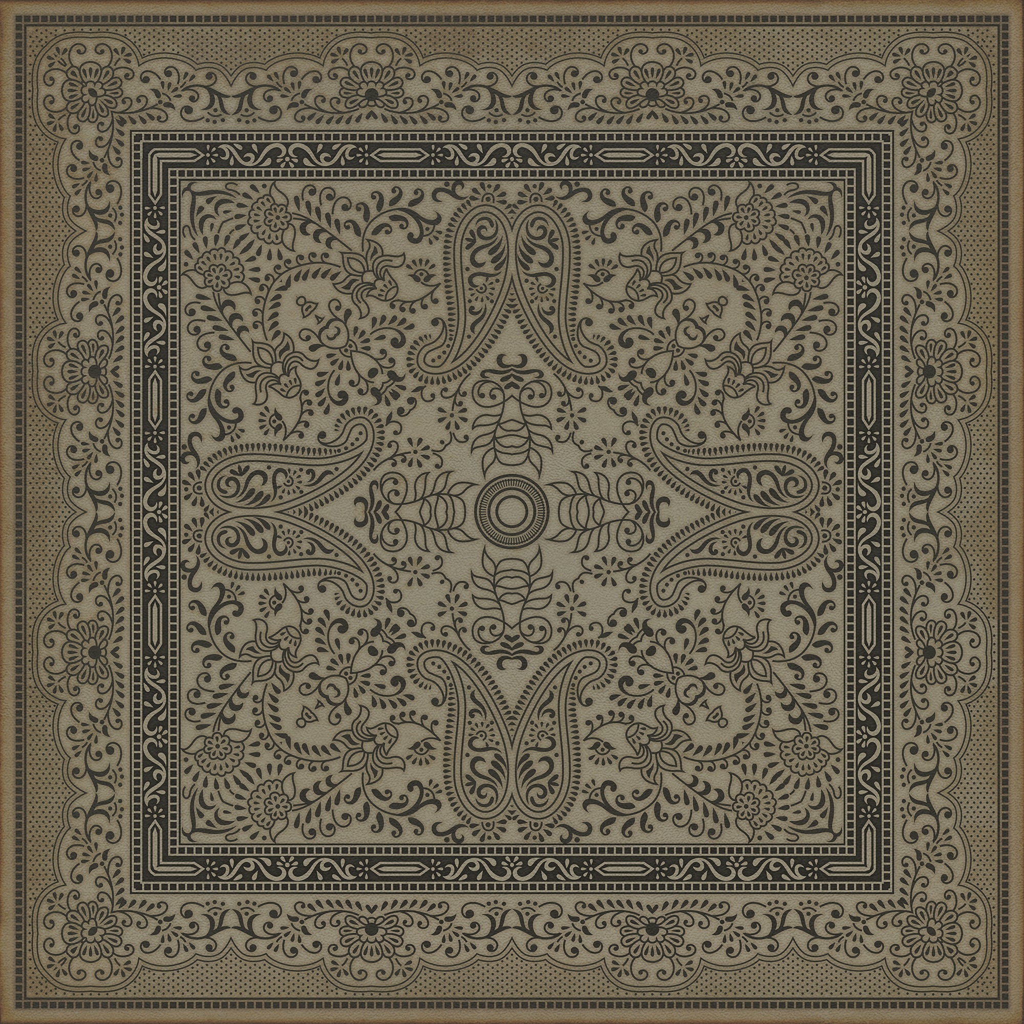 Pattern 76 Borogrove Vinyl Floor Cloth