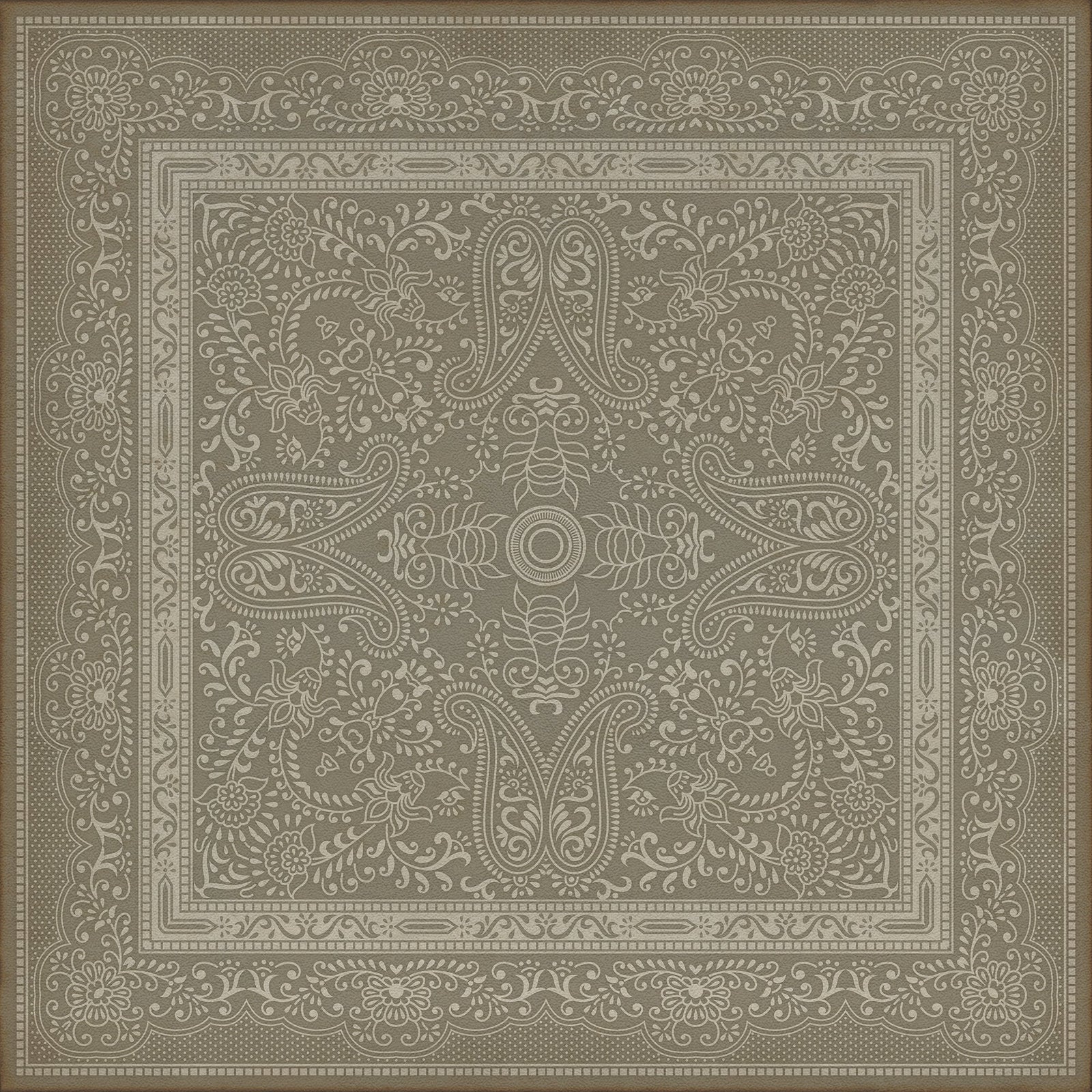 Pattern 76 Brillig Vinyl Floor Cloth