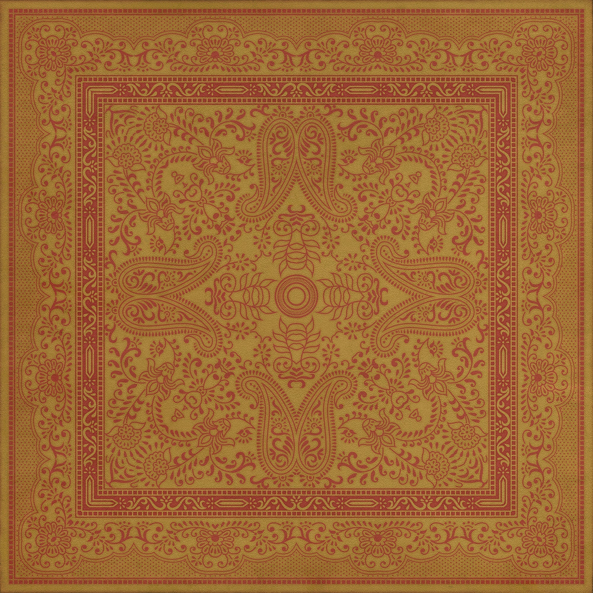 Pattern 76 Unbirthday Vinyl Floor Cloth