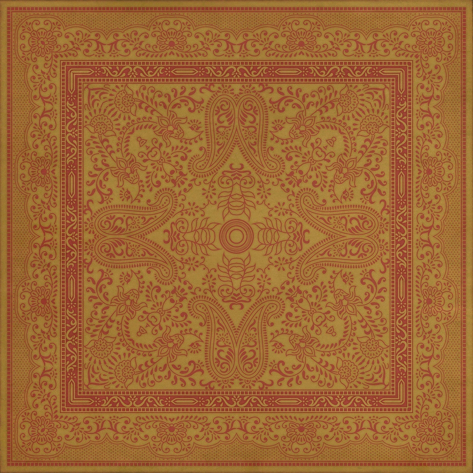 Pattern 76 Unbirthday Vinyl Floor Cloth