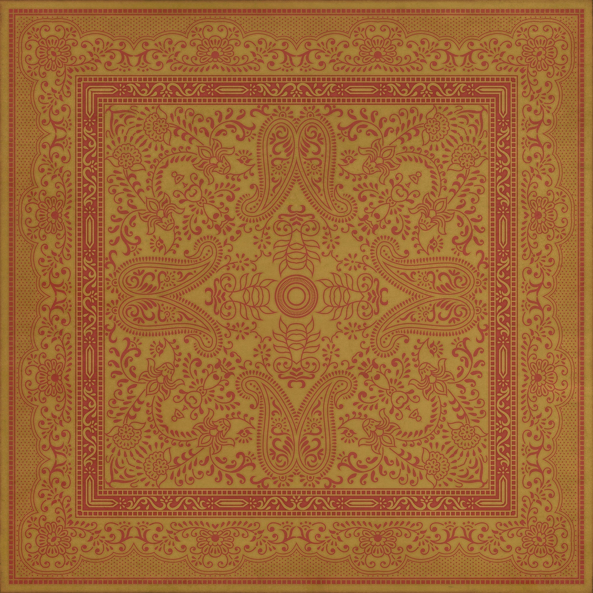 Pattern 76 Unbirthday Vinyl Floor Cloth