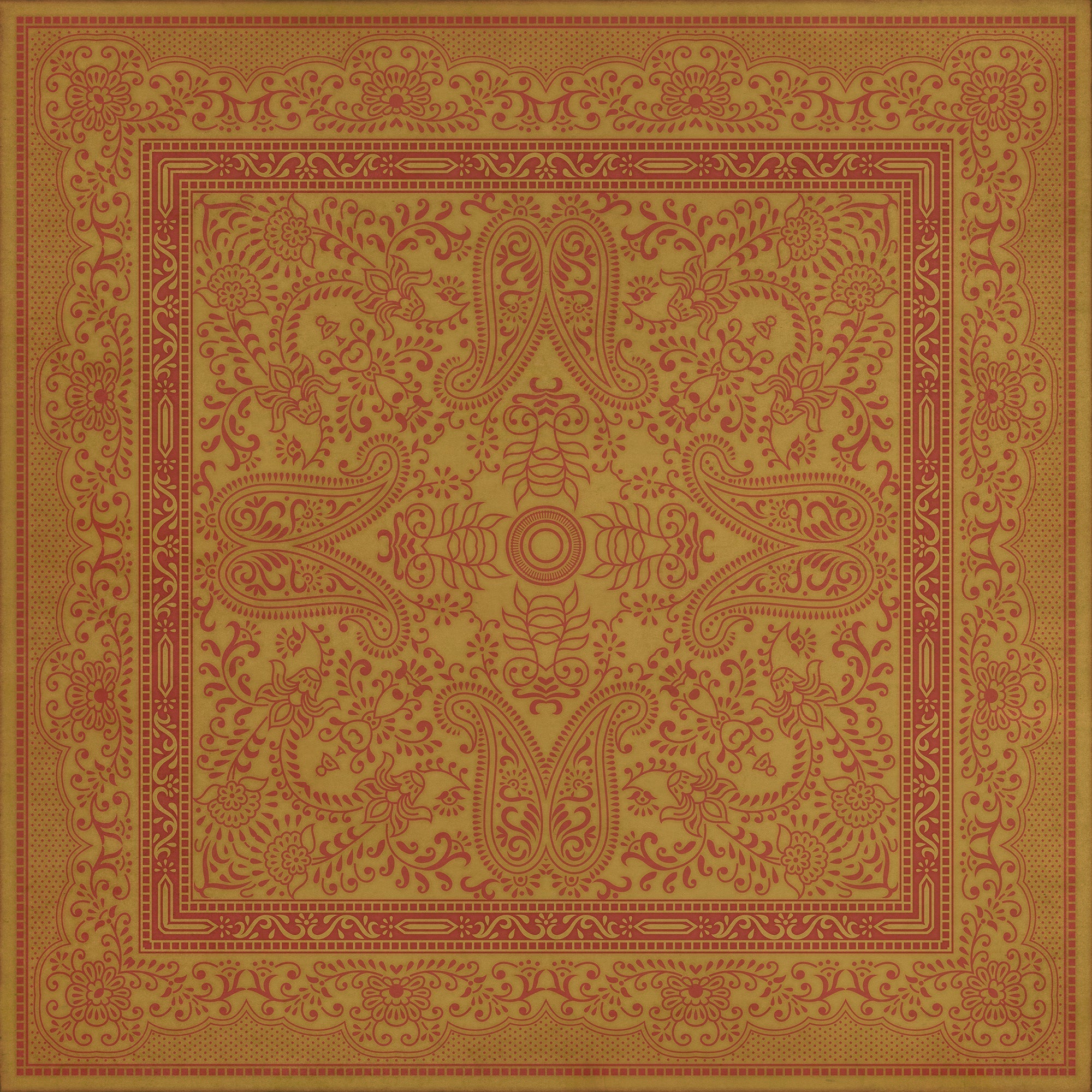 Pattern 76 Unbirthday Vinyl Floor Cloth