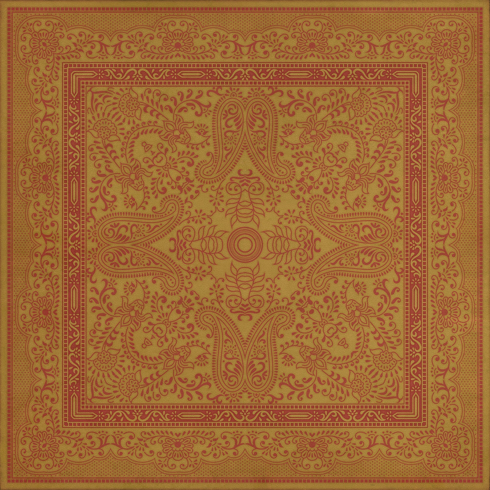 Pattern 76 Unbirthday Vinyl Floor Cloth