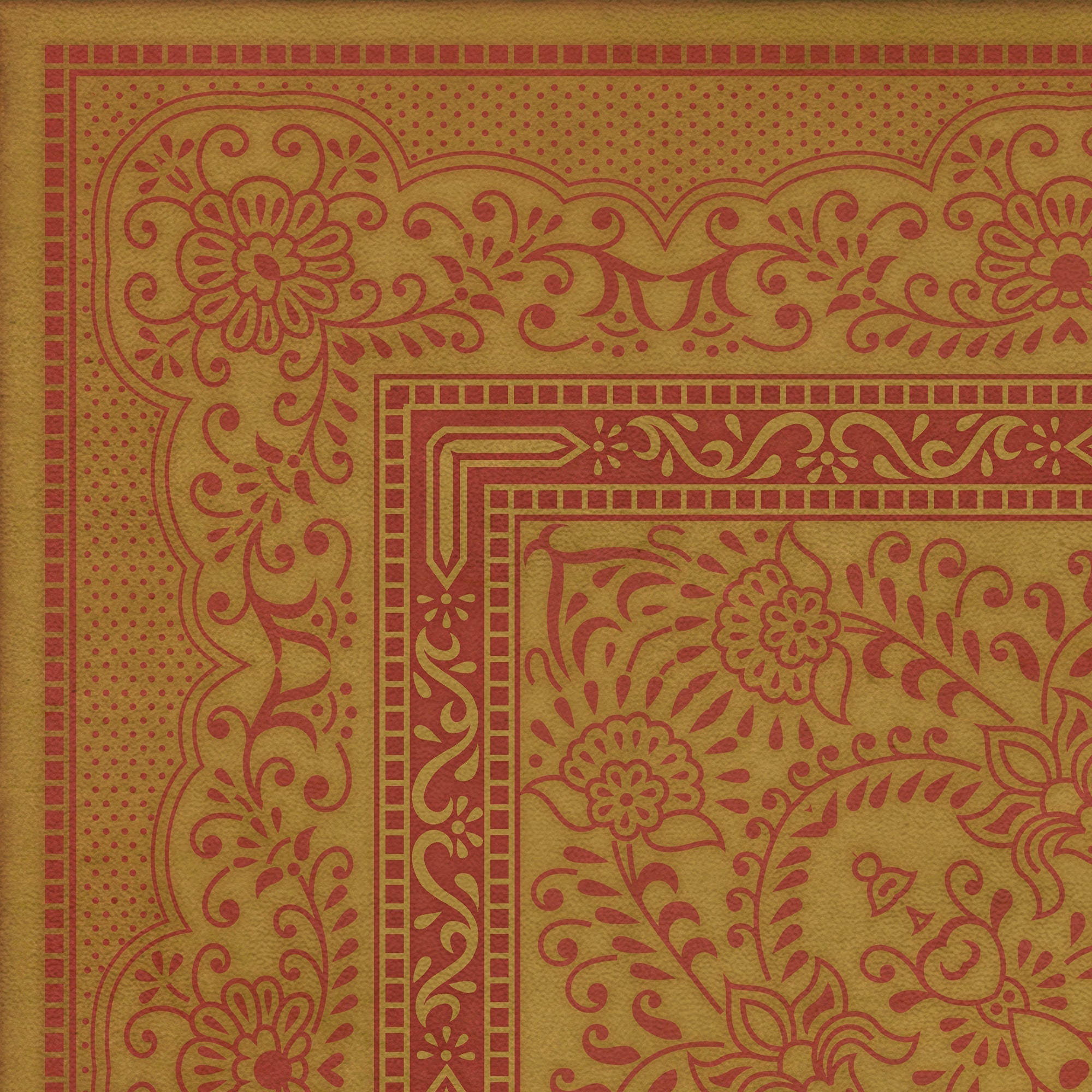 Pattern 76 Unbirthday Vinyl Floor Cloth