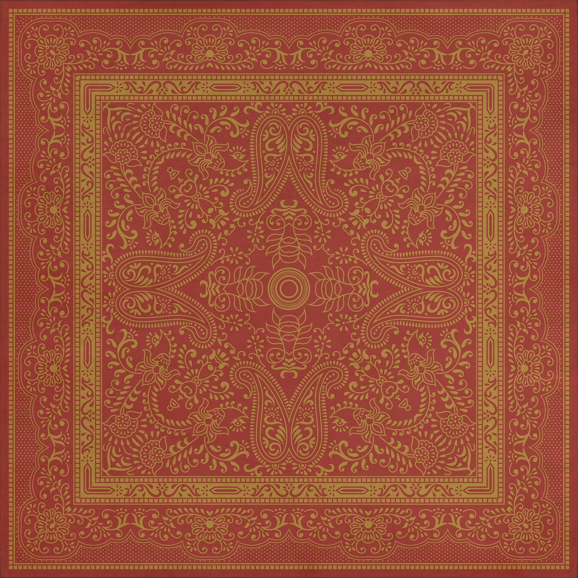 Pattern 76 Uncommon Nonsense Vinyl Floor Cloth