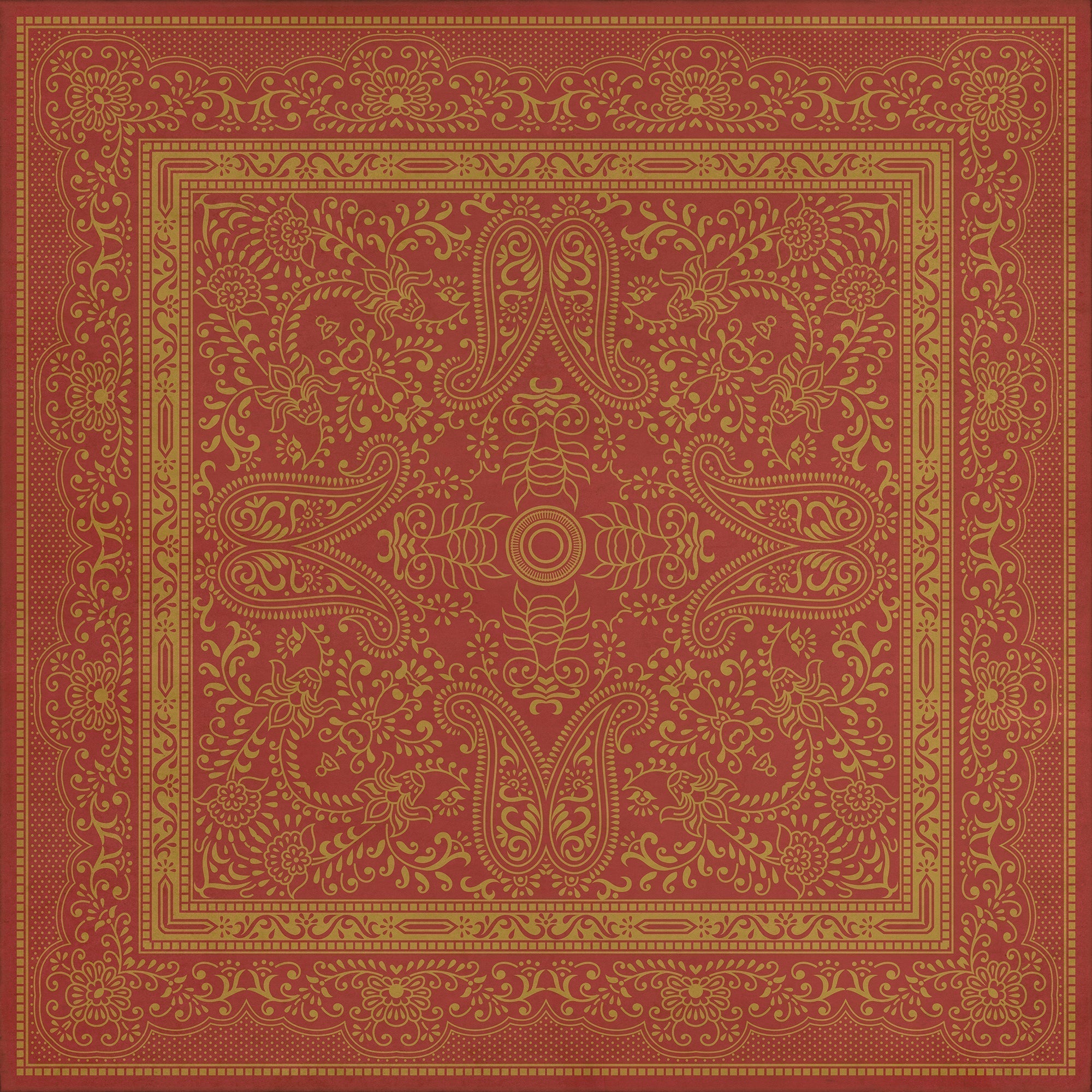 Pattern 76 Uncommon Nonsense Vinyl Floor Cloth