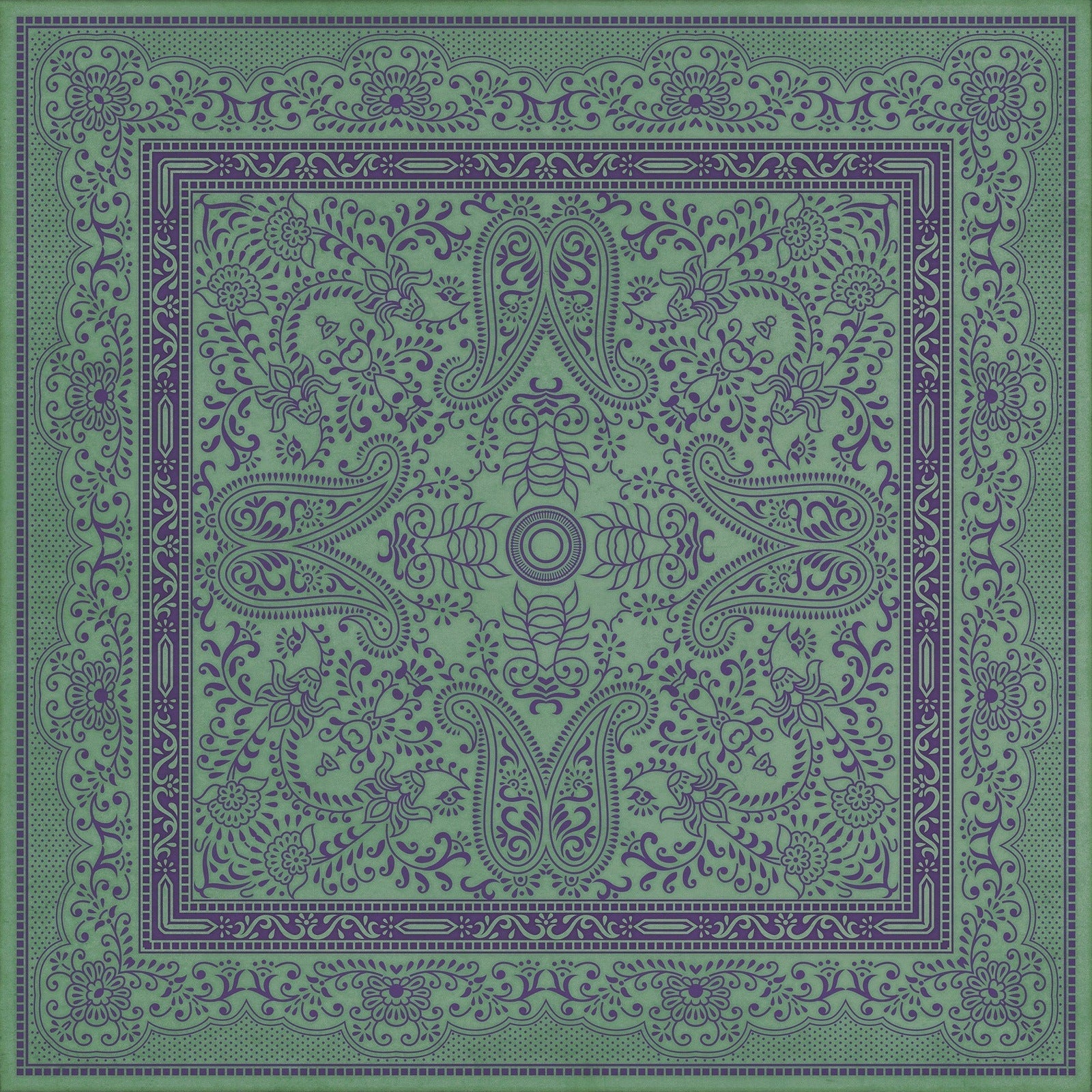 Pattern 76 Underland Vinyl Floor Cloth