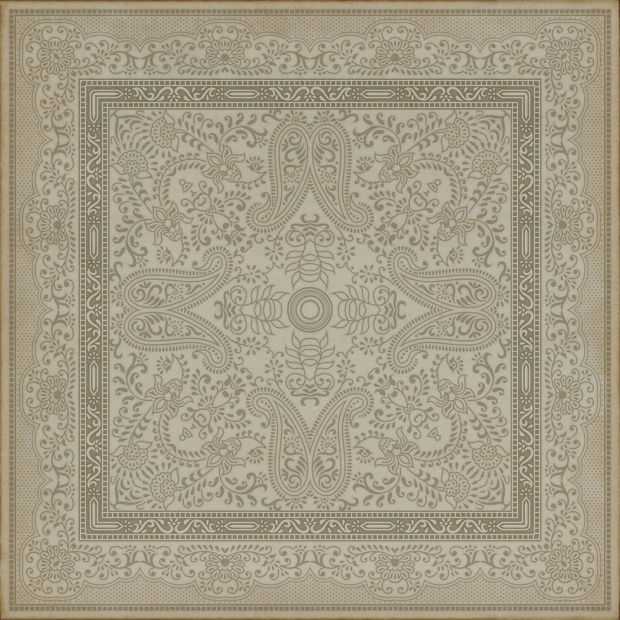 Pattern 76 Wishful Thinking Vinyl Floor Cloth