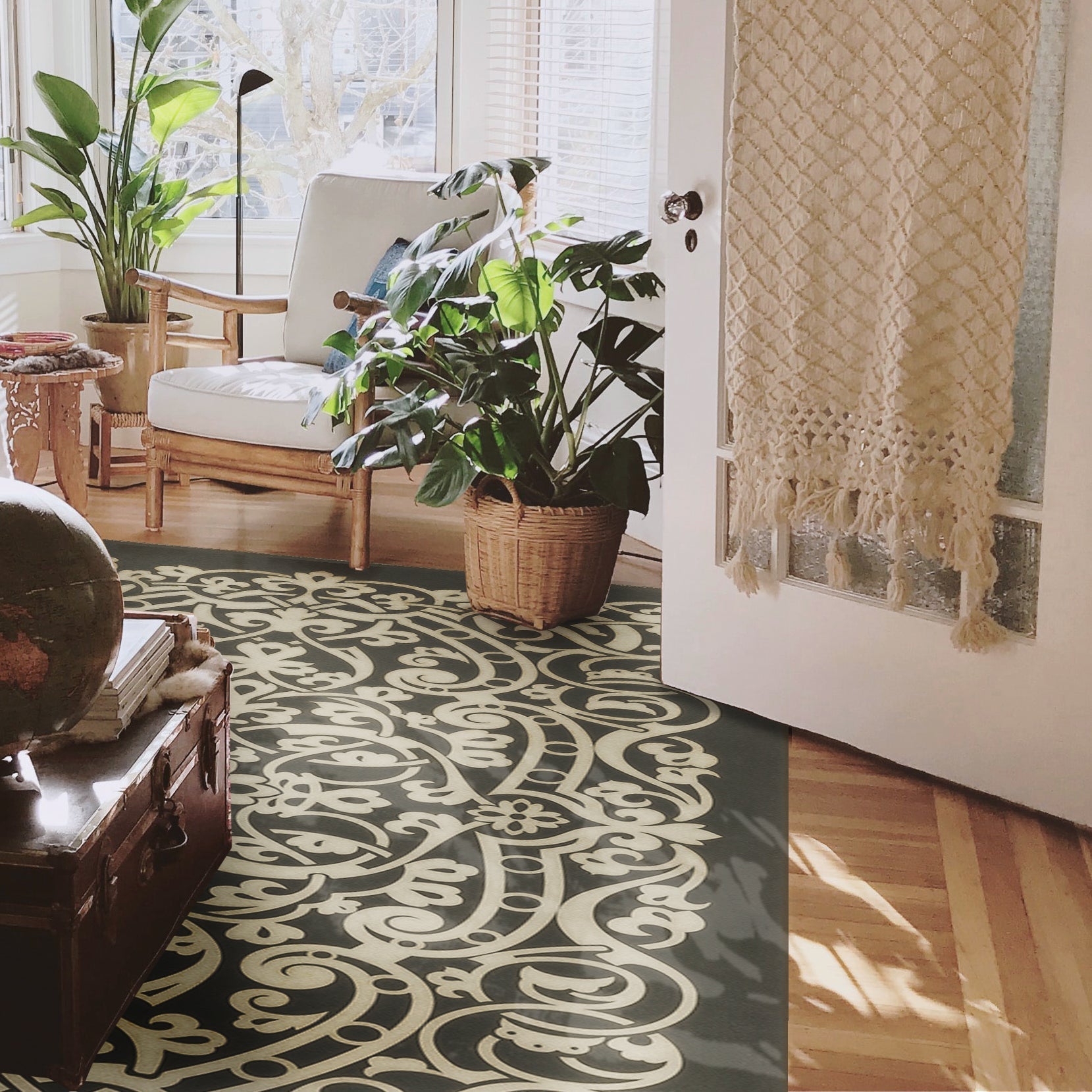 Pattern 77 Beethoven Vinyl Floor Cloth