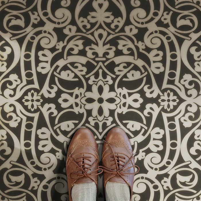 Pattern 77 Beethoven Vinyl Floor Cloth