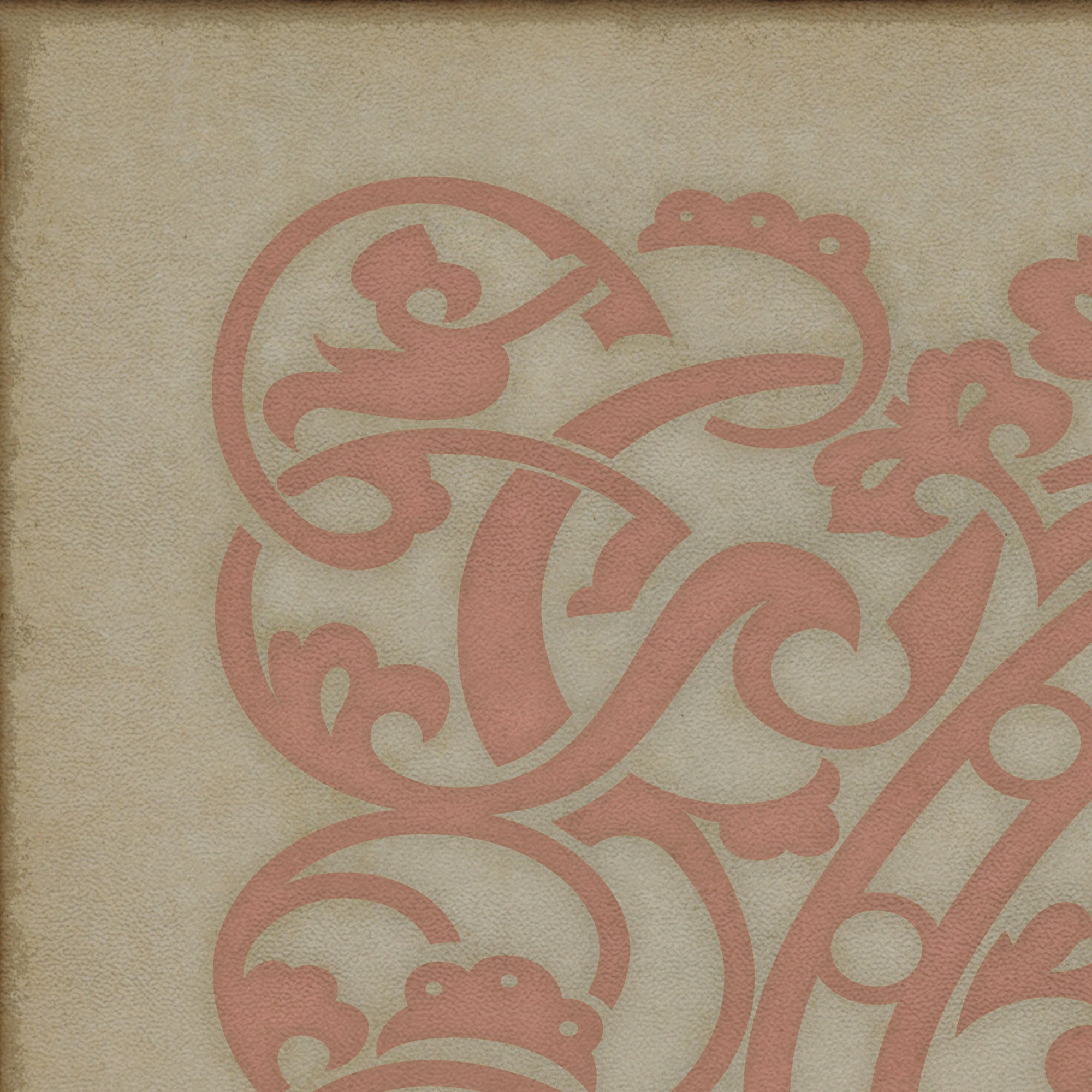 Pattern 77 Brahms Vinyl Floor Cloth