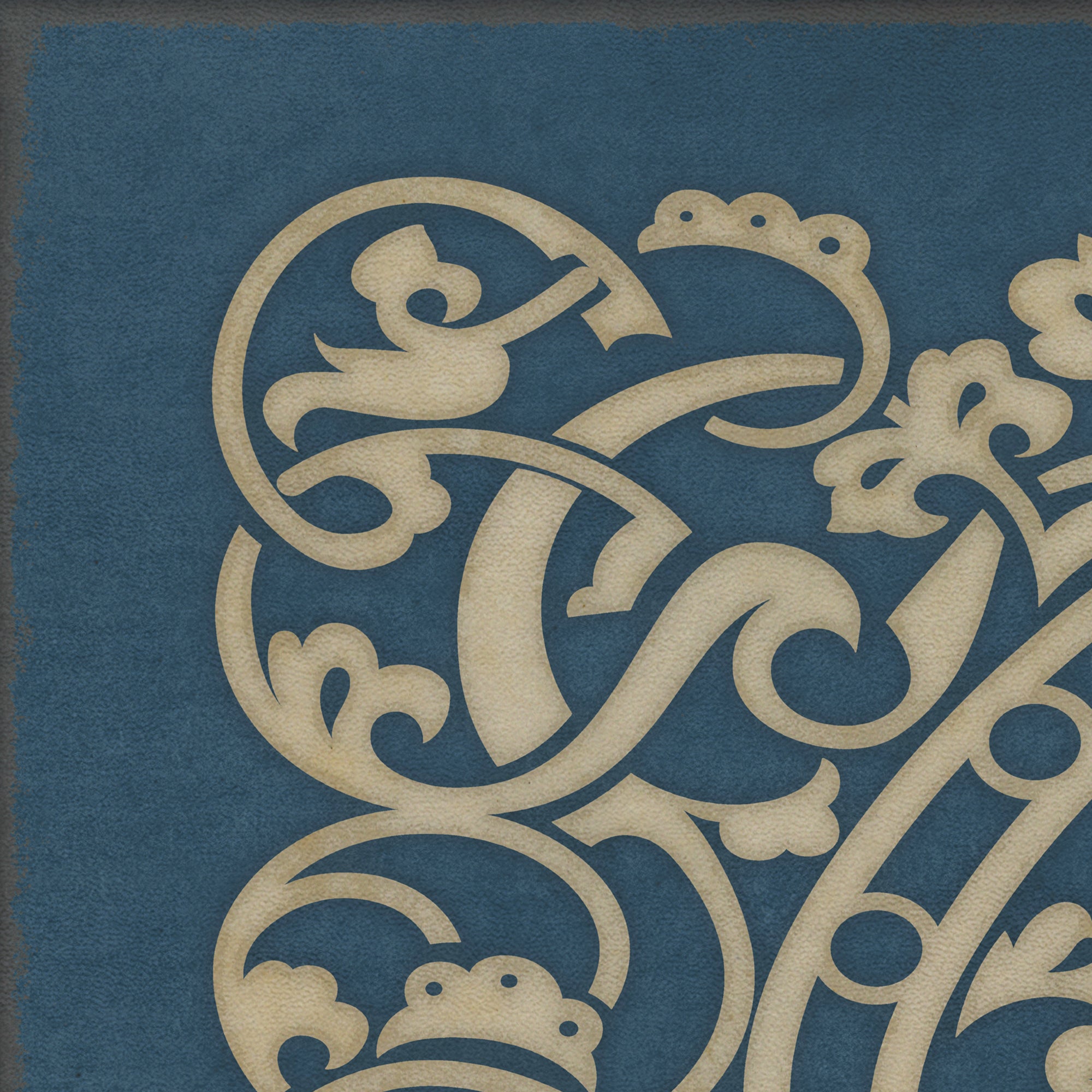 Pattern 77 Debussy Vinyl Floor Cloth