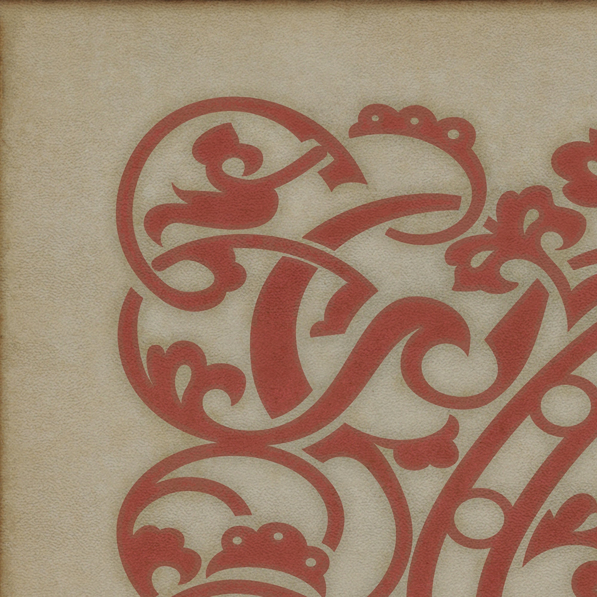 Pattern 77 Haydn Vinyl Floor Cloth