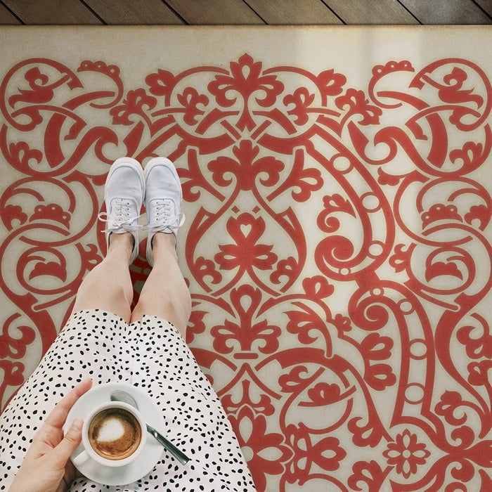 Pattern 77 Haydn Vinyl Floor Cloth