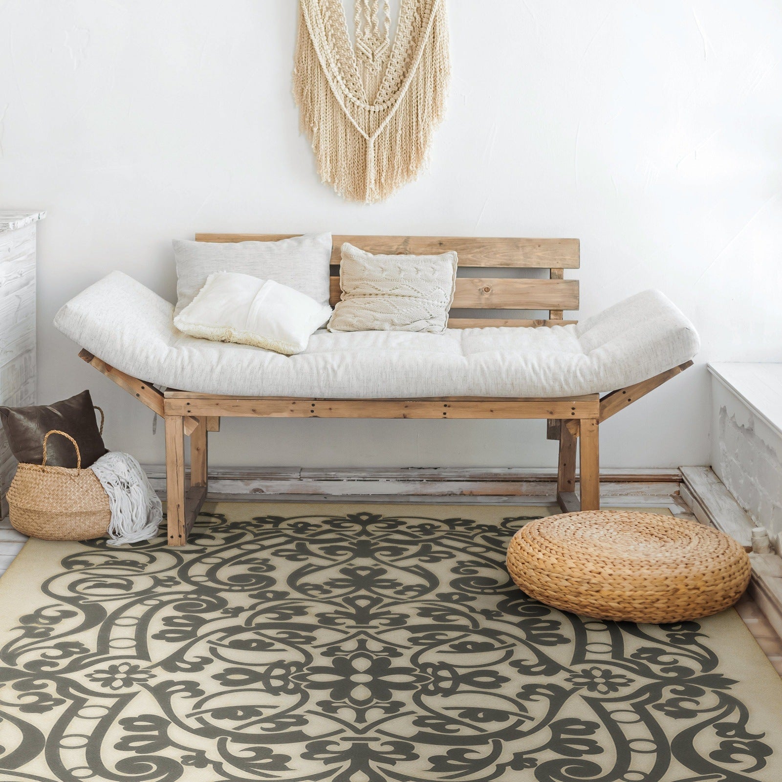 Pattern 77 Pachelbel Vinyl Floor Cloth